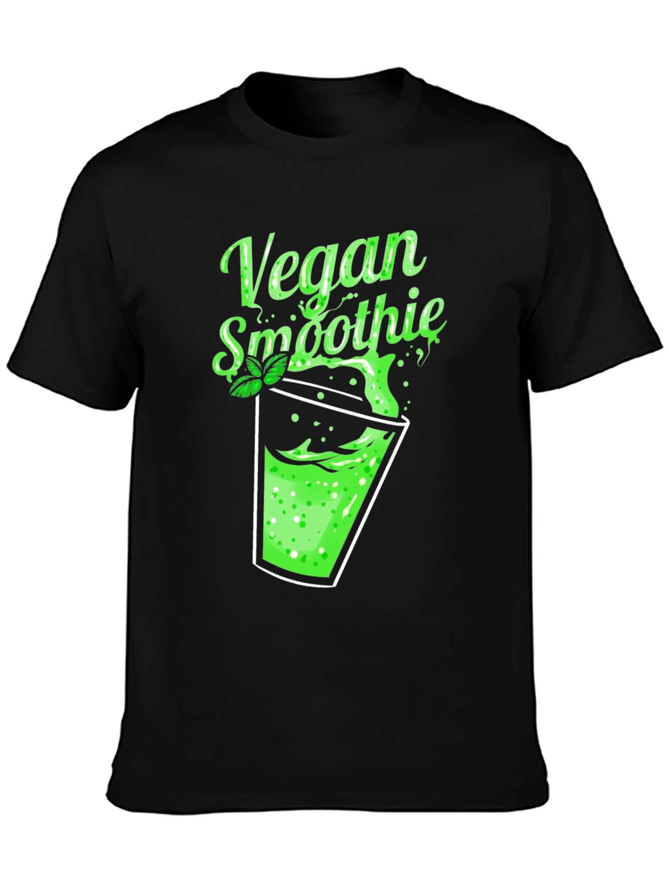 Vegan Smoothie Graphic Tee - Cool & Casual