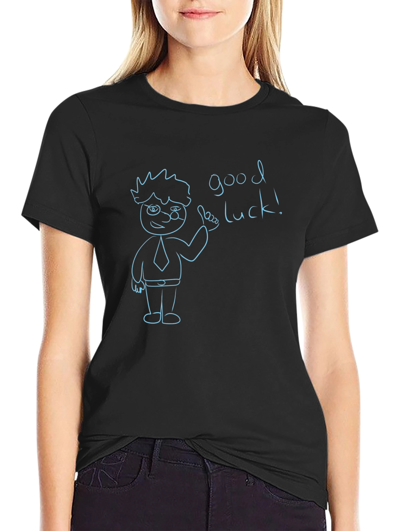 Good Luck Graphic Tee - Black