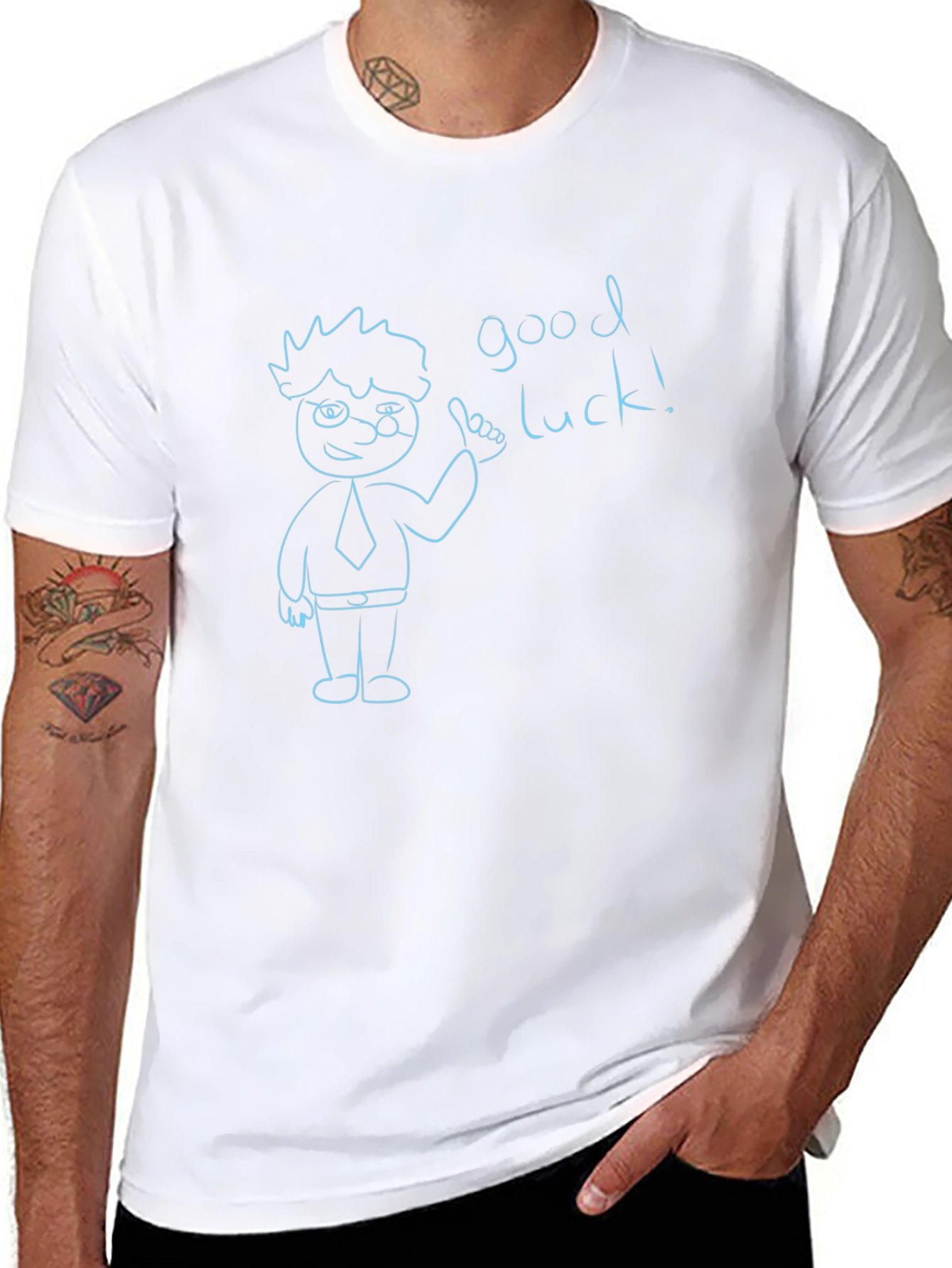 Good Luck Graphic Tee - Black