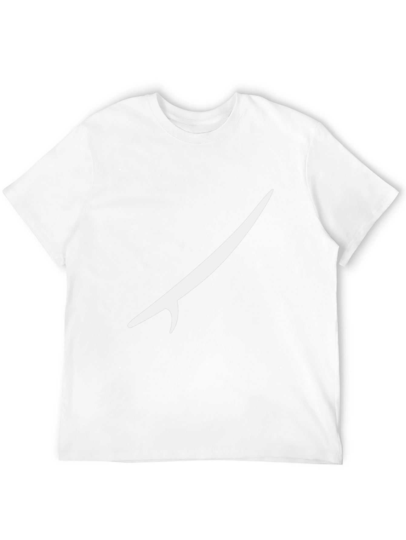 Surfboard Graphic Tee - Black Cotton T-Shirt