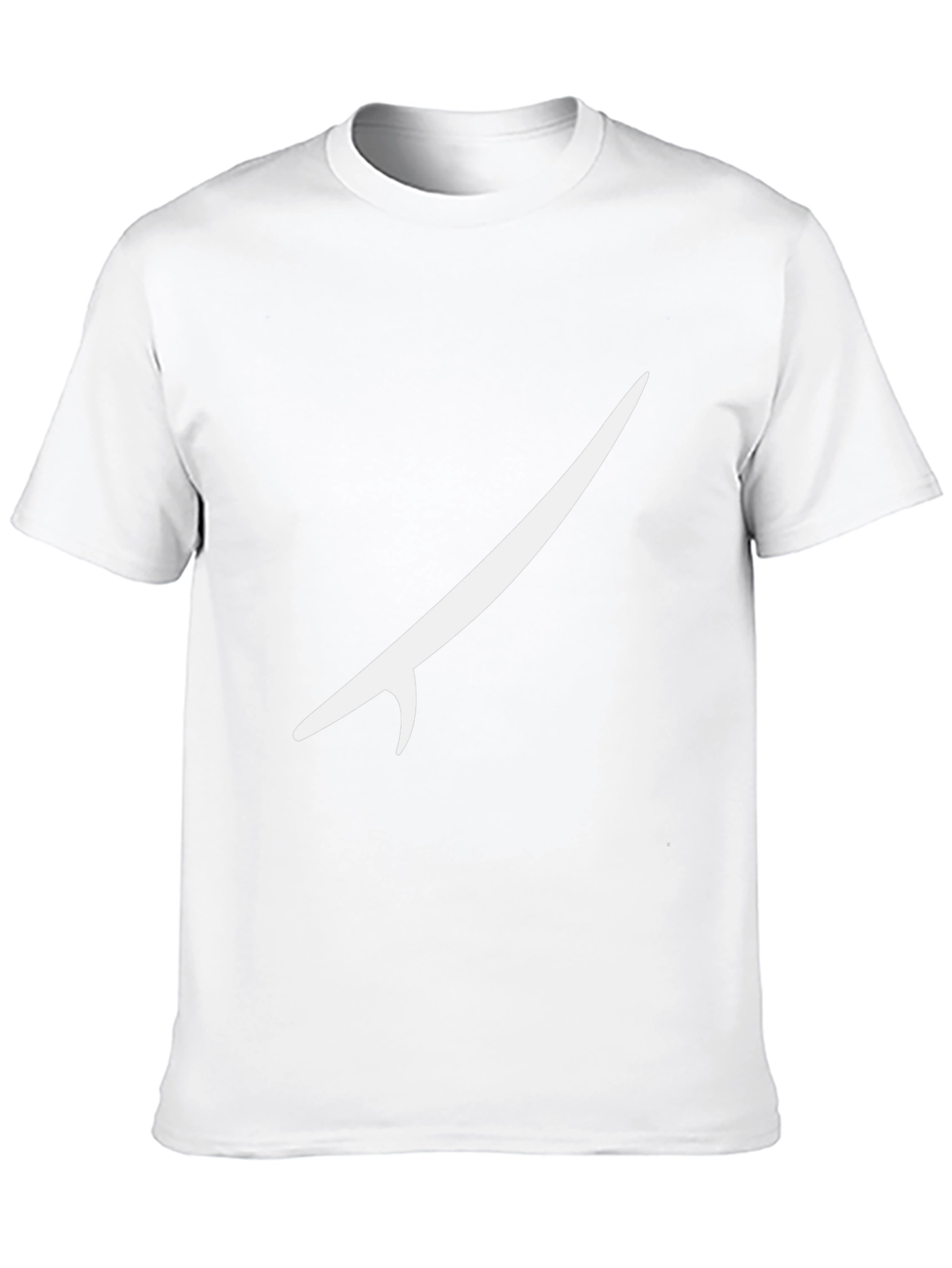 Surfboard Graphic Tee - Black Cotton T-Shirt