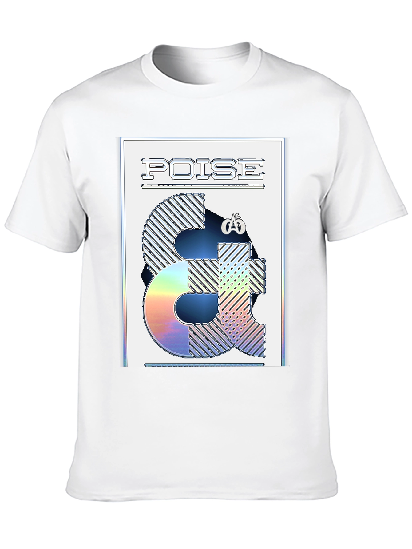 Poise Graphic Print Black Tee