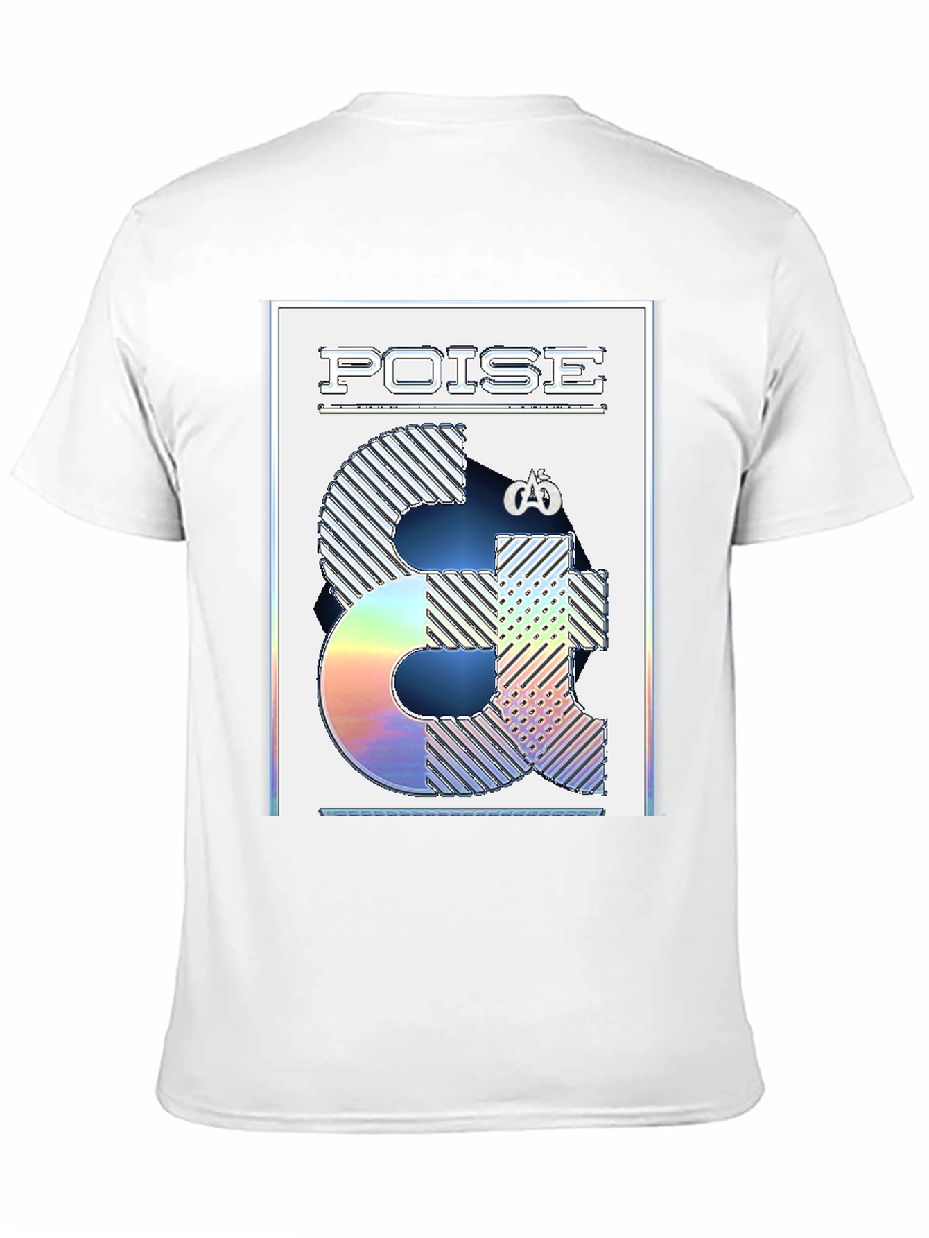 Poise Graphic Print Black Tee