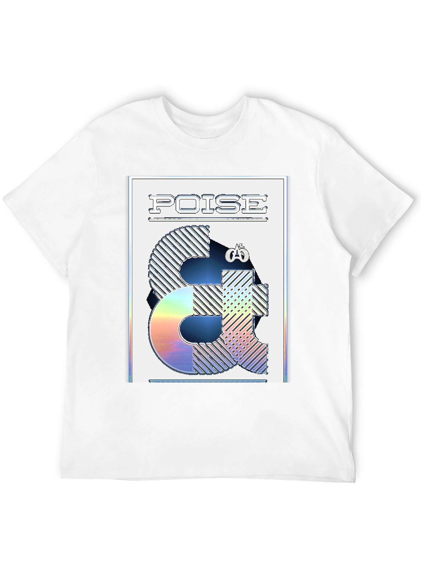 Poise Graphic Print Black Tee