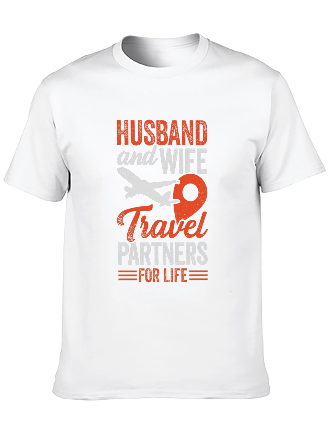 Husband and Wife Travel Partners T-Shirt