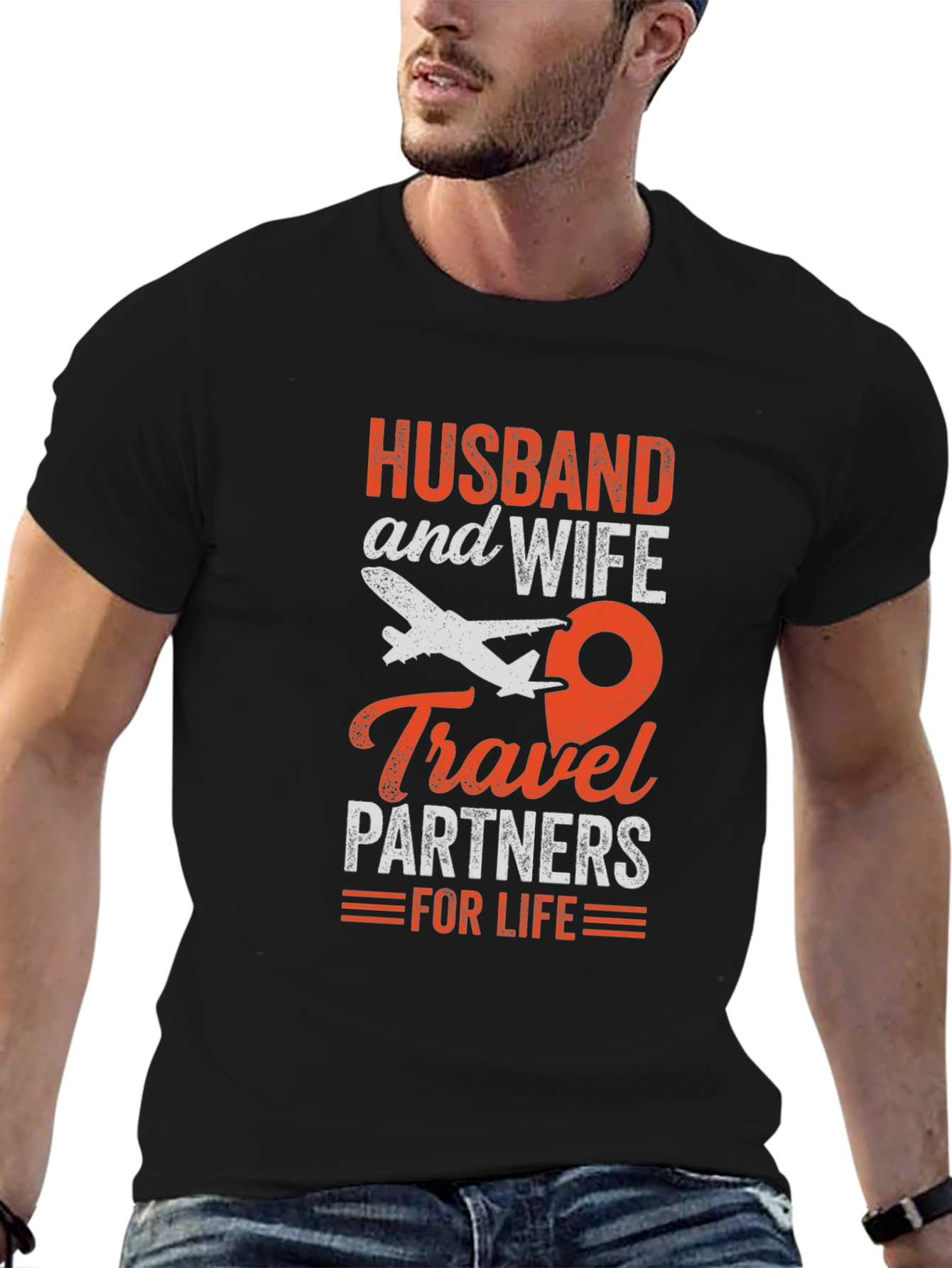 Husband and Wife Travel Partners T-Shirt