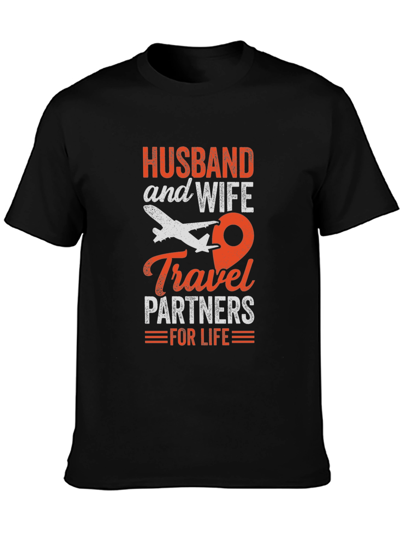 Husband and Wife Travel Partners T-Shirt