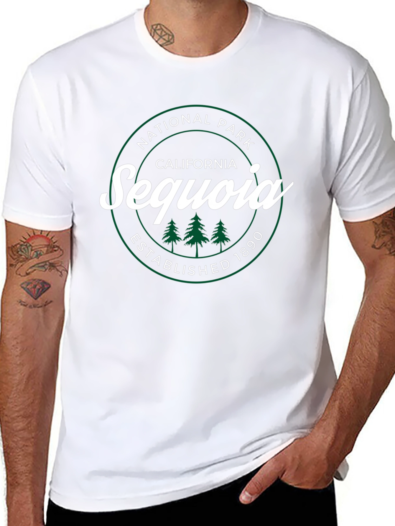 Sequoia National Park Graphic Tee - Black