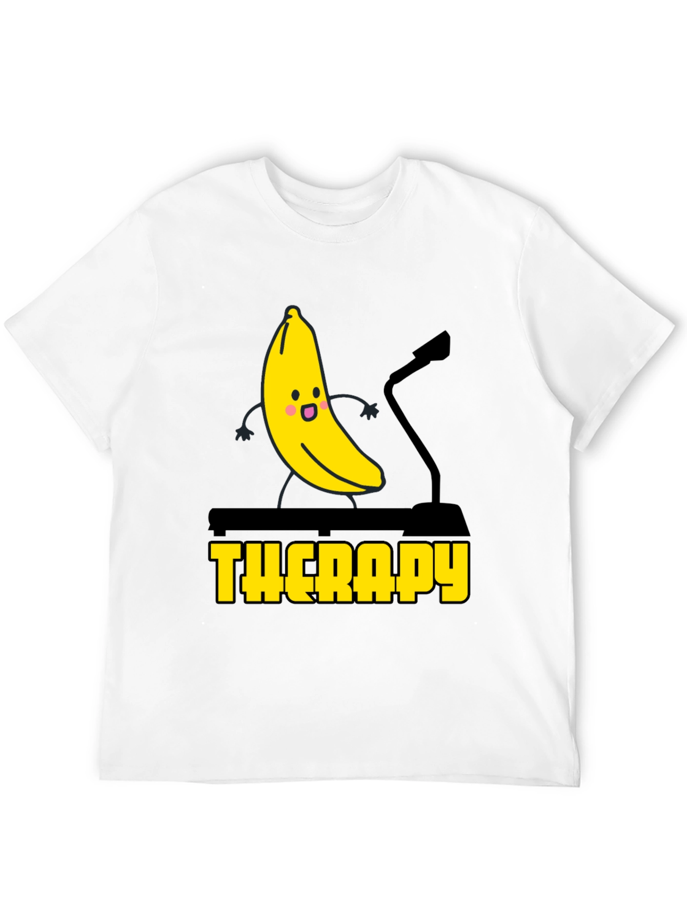 Banana Therapy Graphic Tee - Black