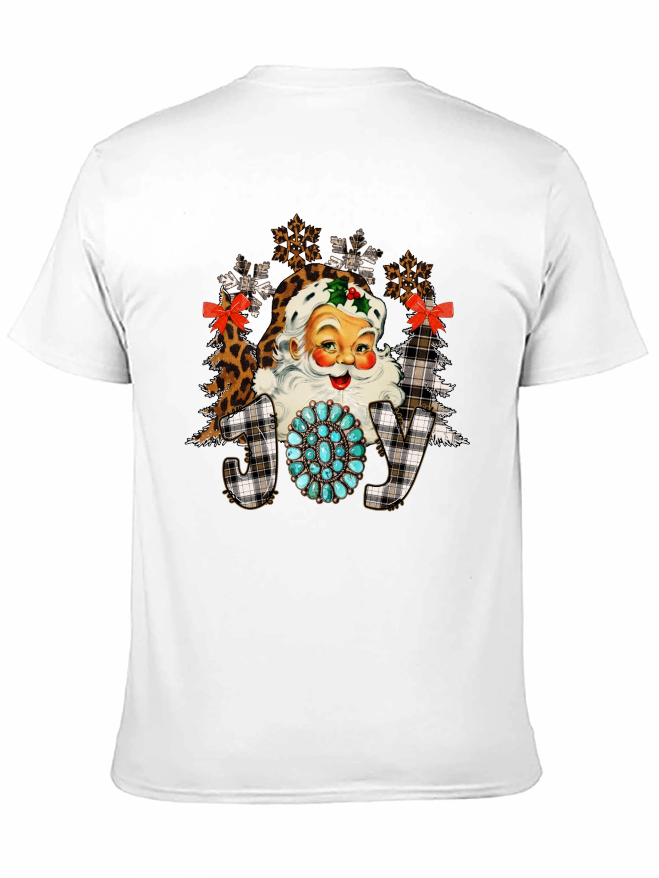 Festive Santa Graphic Tee