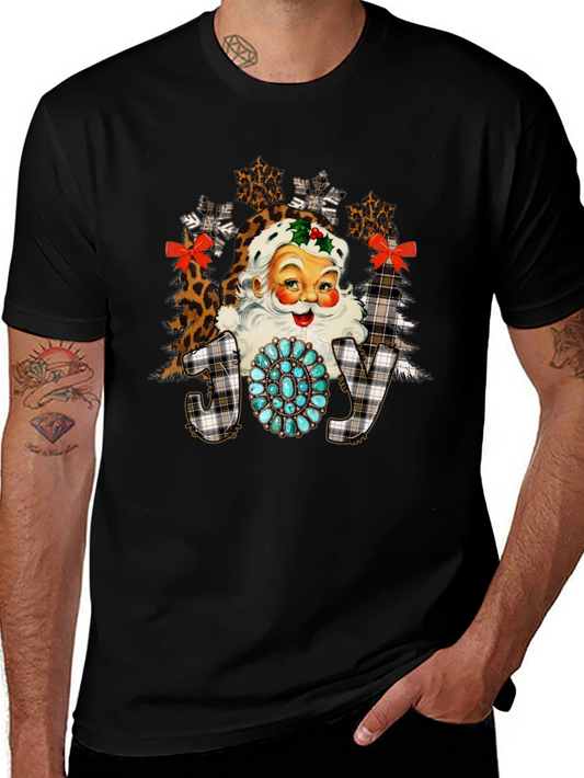 Festive Santa Graphic Tee