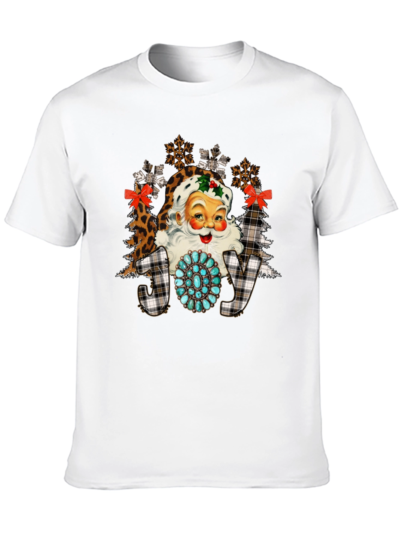 Festive Santa Graphic Tee