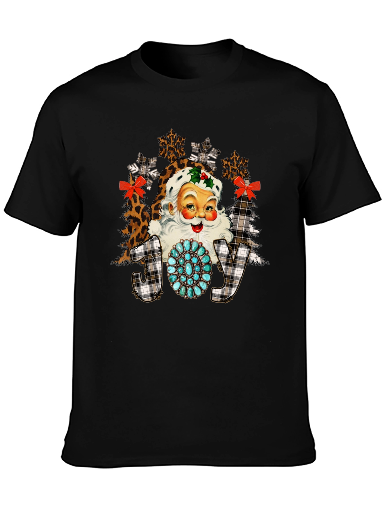 Festive Santa Graphic Tee
