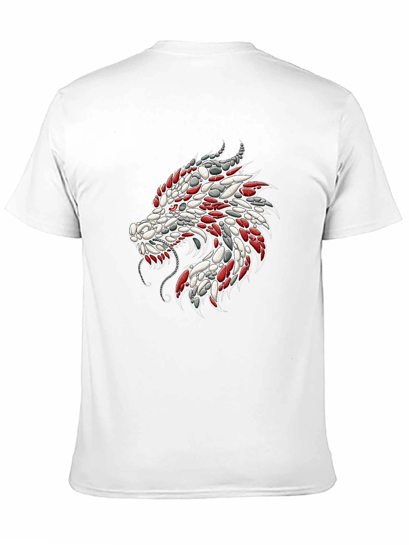 Dragon Head Graphic Tee - Cool Stone Design