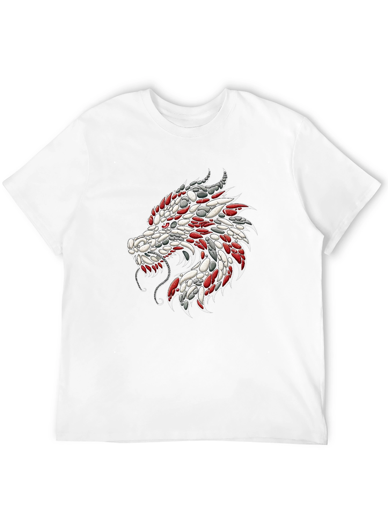 Dragon Head Graphic Tee - Cool Stone Design