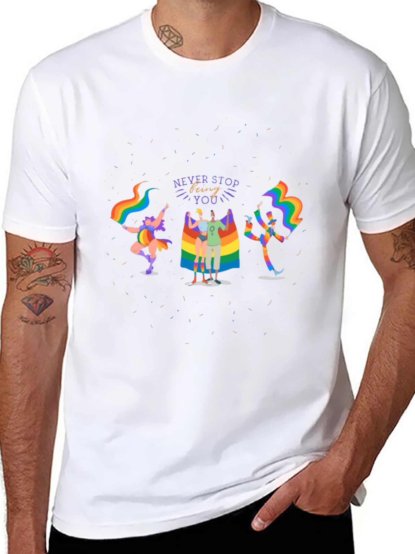 Never Stop Being You Graphic Tee