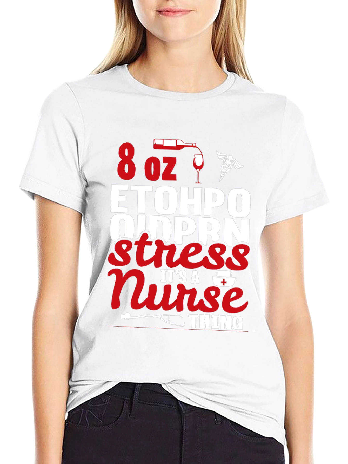 Funny Nurse T-Shirt - ETOHPO OIDPRN Stress