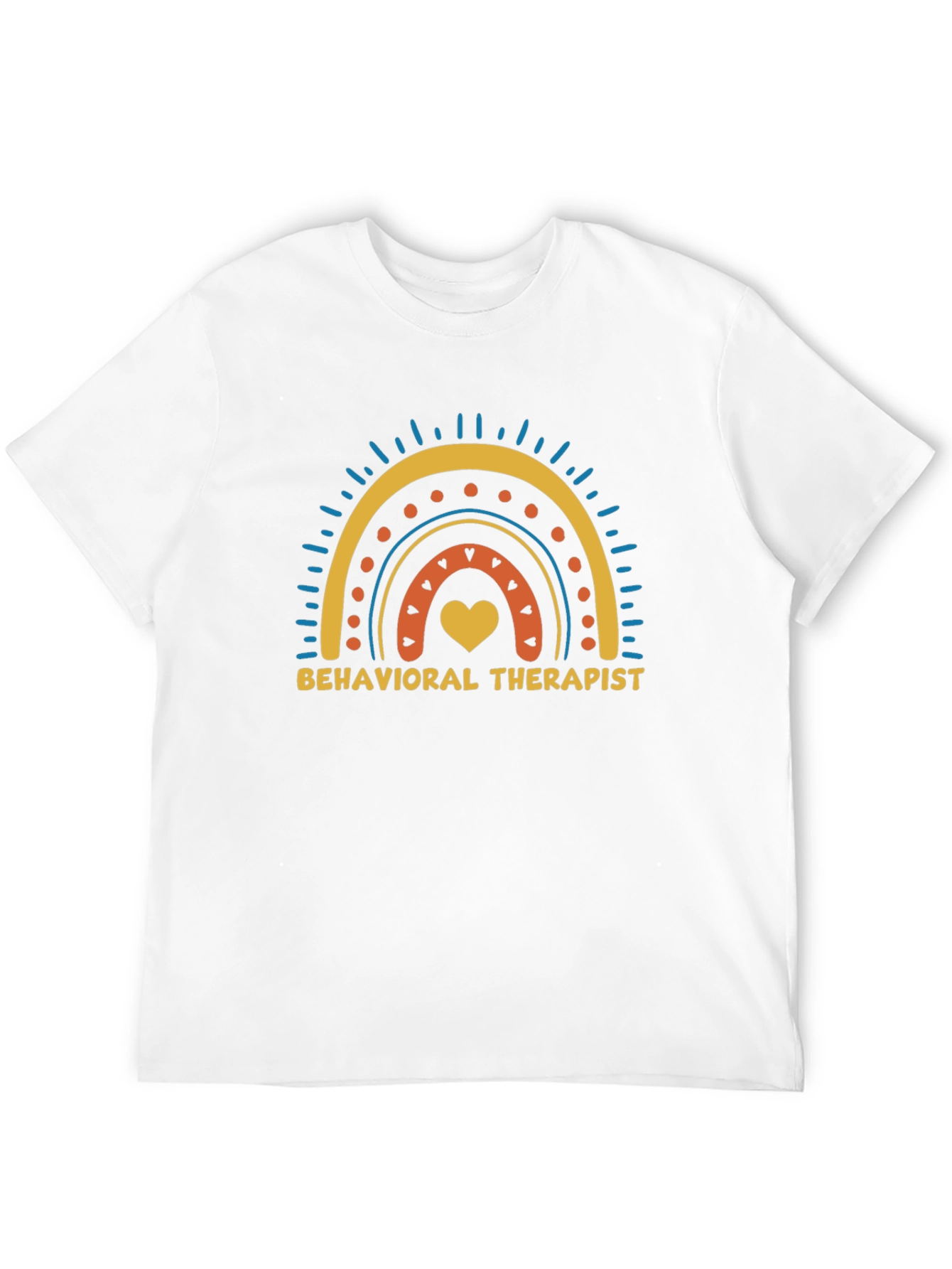 Behavioral Therapist Rainbow Graphic T-Shirt