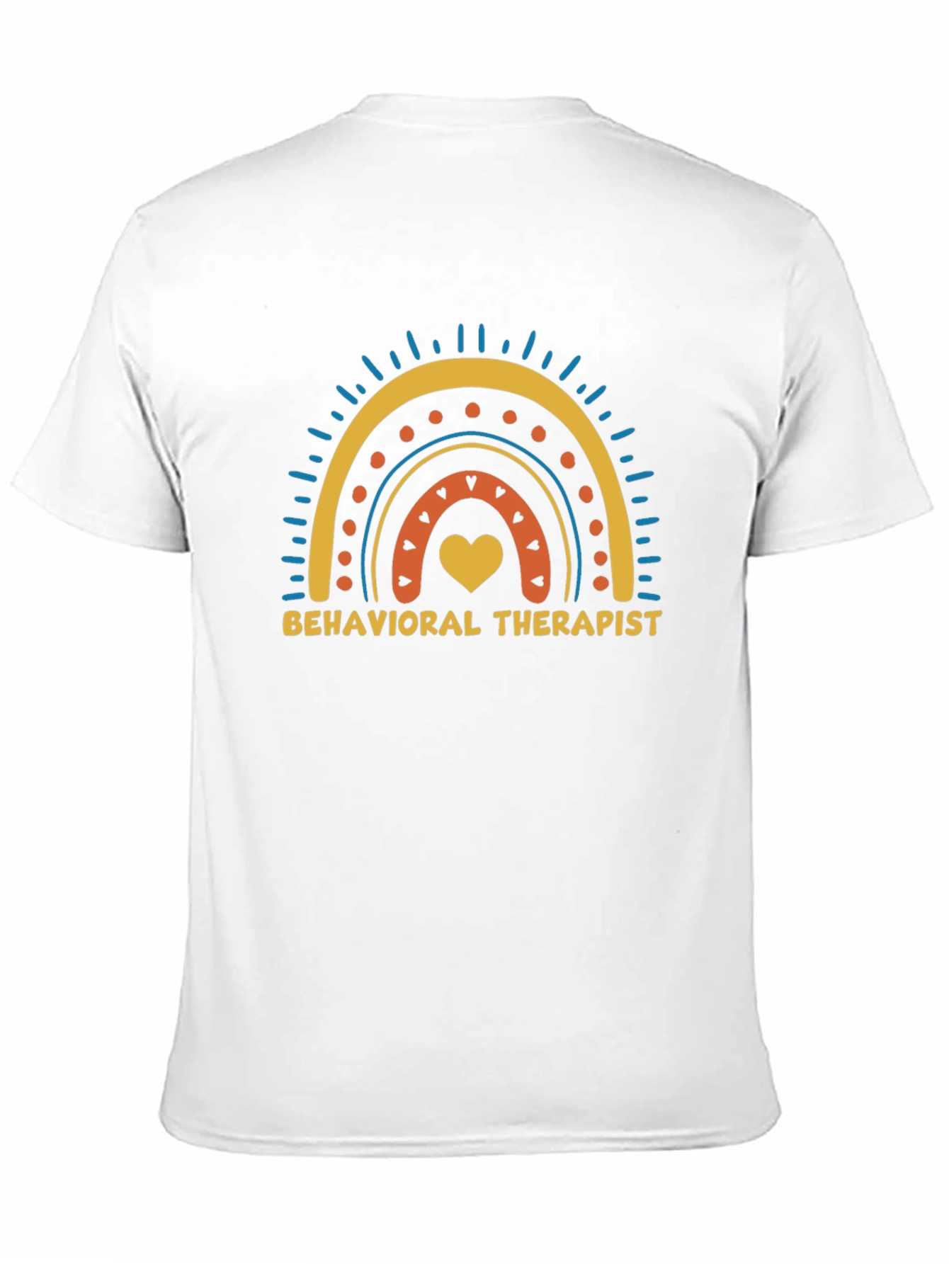 Behavioral Therapist Rainbow Graphic T-Shirt