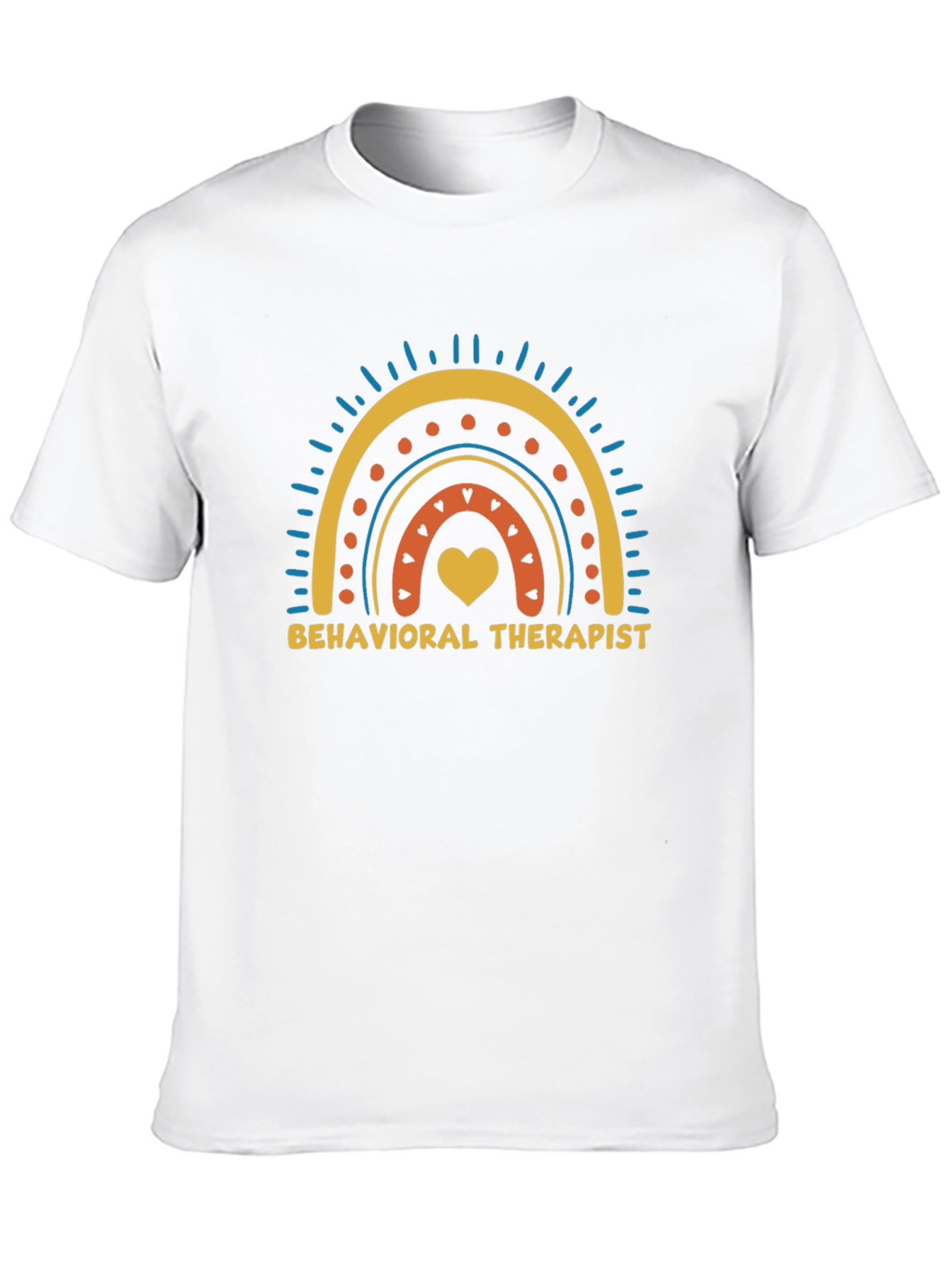 Behavioral Therapist Rainbow Graphic T-Shirt