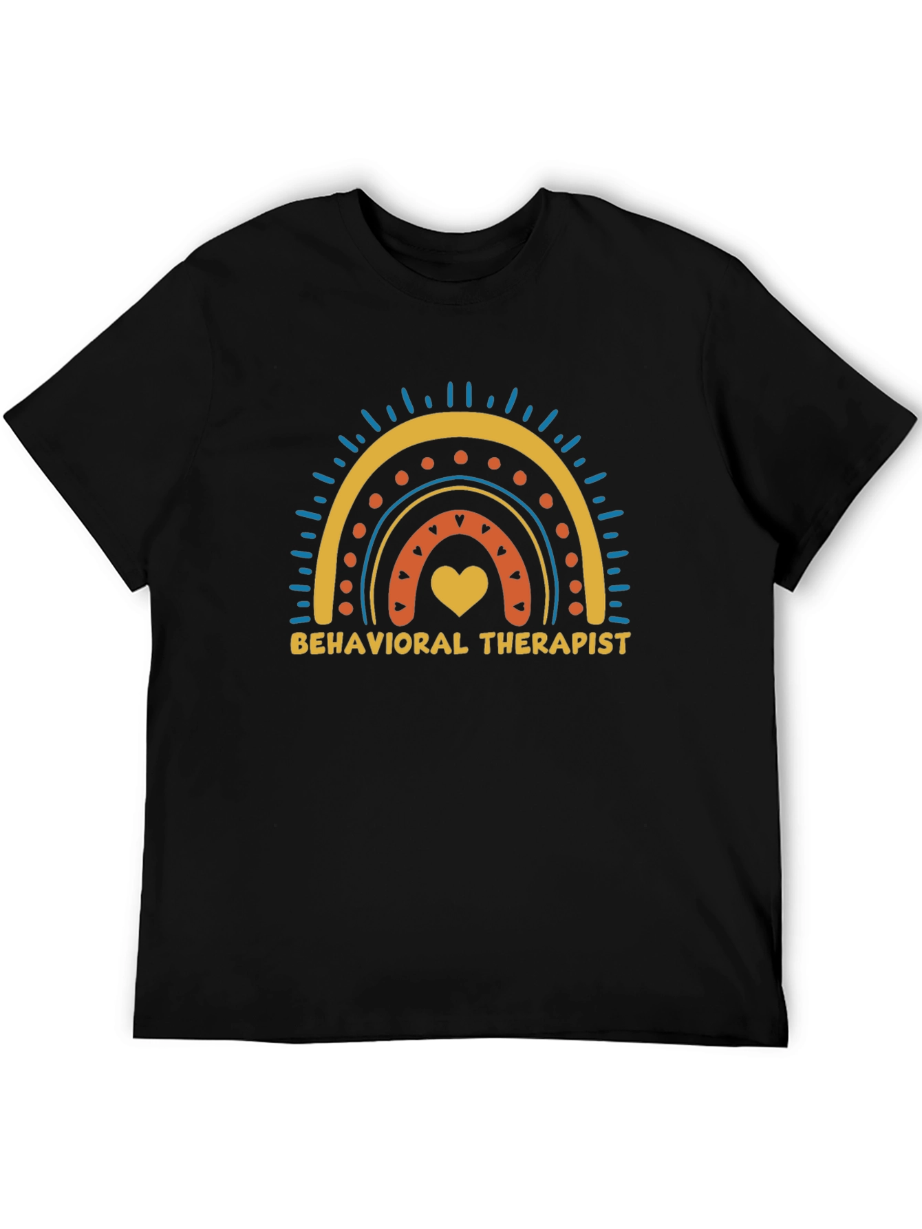 Behavioral Therapist Rainbow Graphic T-Shirt