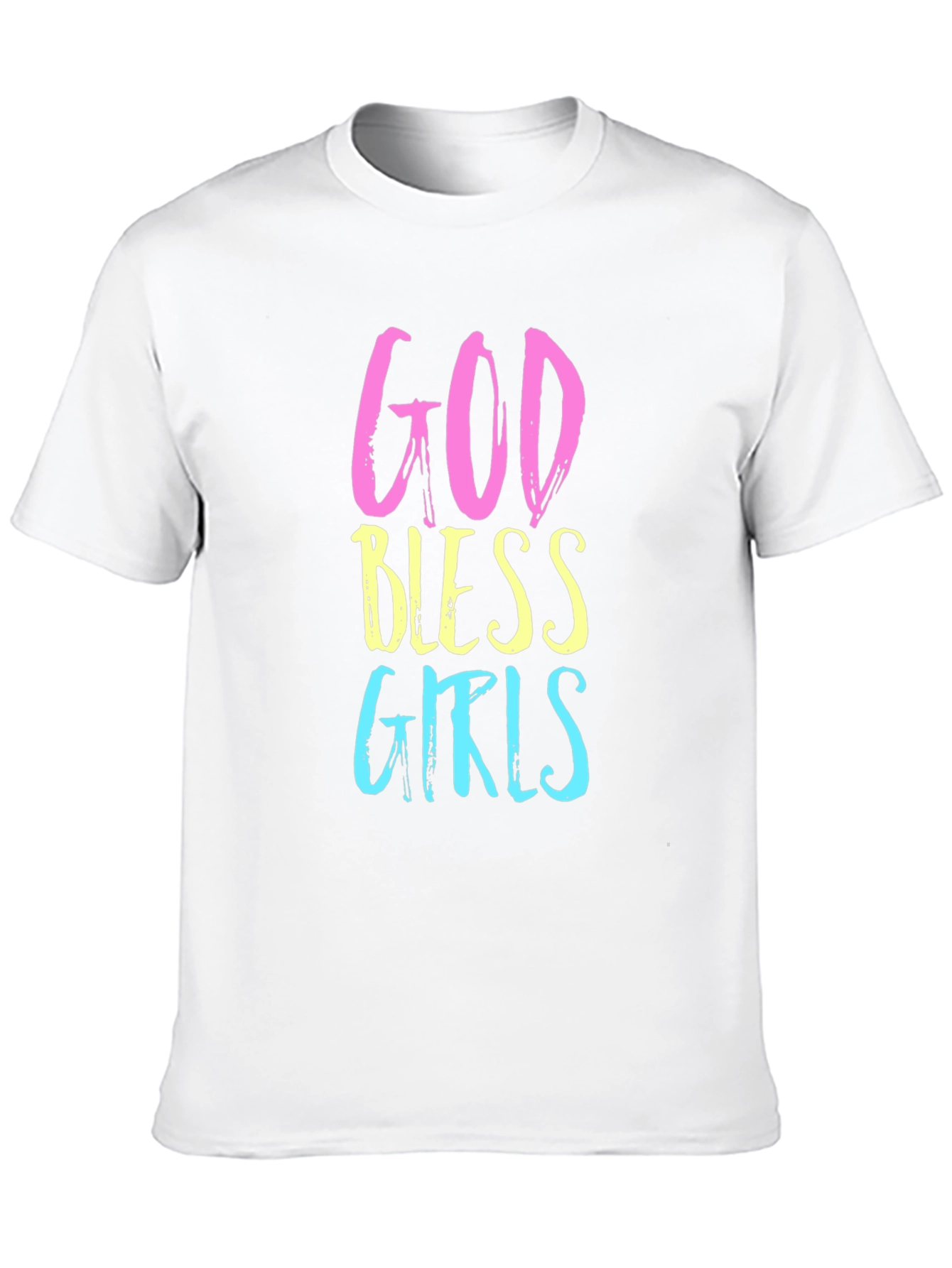 God Bless Girls Graphic Tee - Black