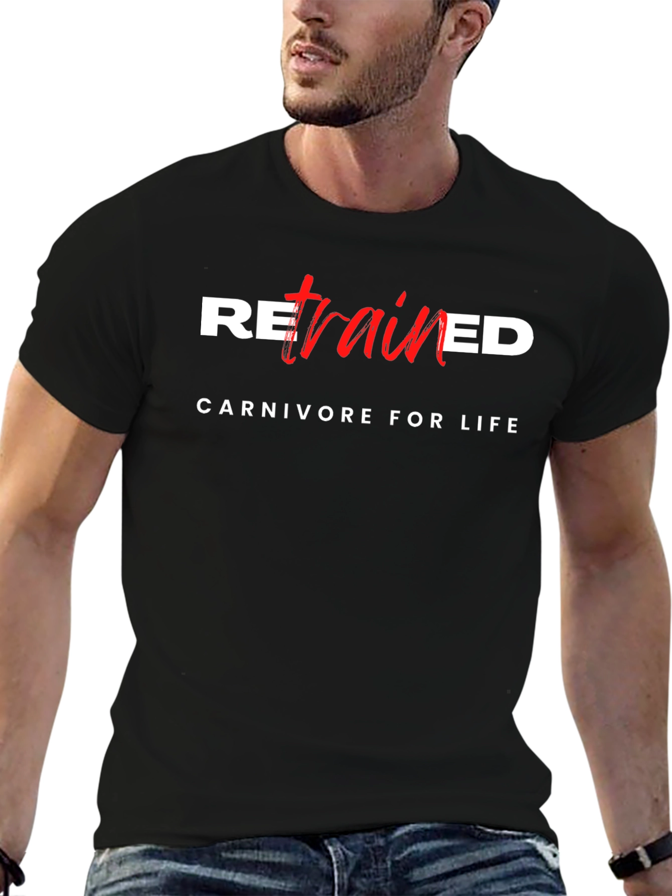 Retrained Carnivore for Life Graphic T-Shirt