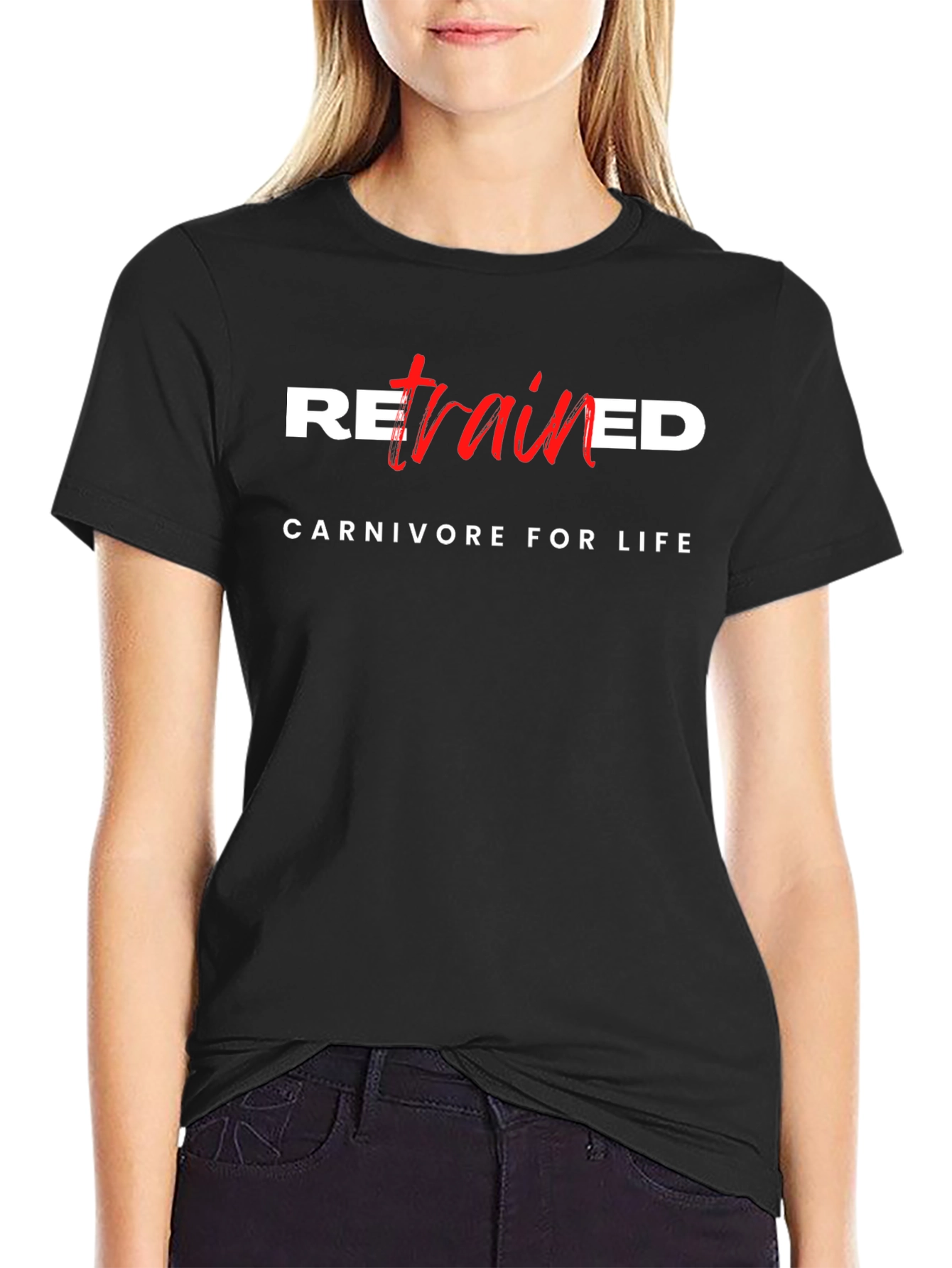 Retrained Carnivore for Life Graphic T-Shirt