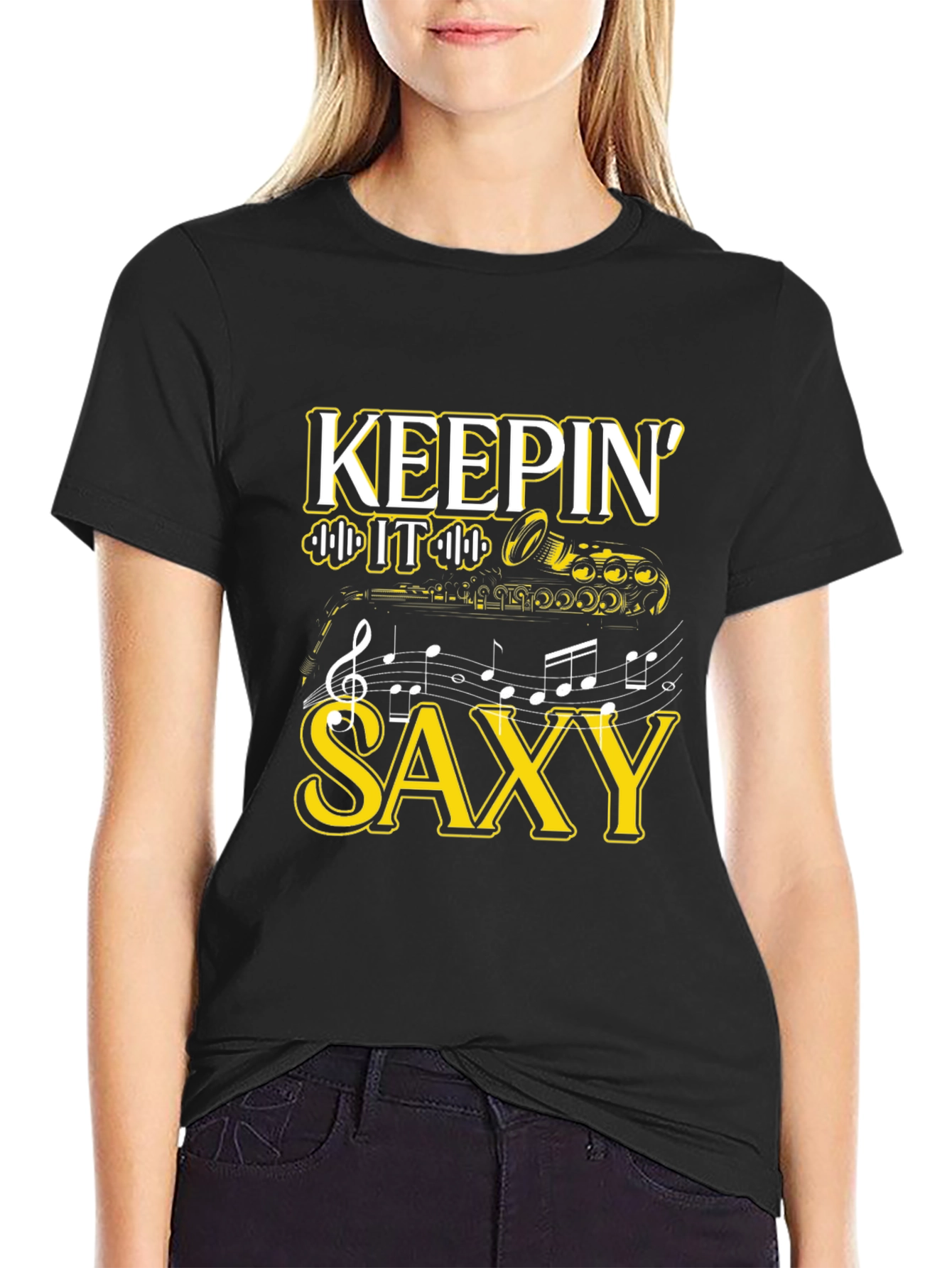 Keepin It Saxy T-Shirt - Music Lover Tee