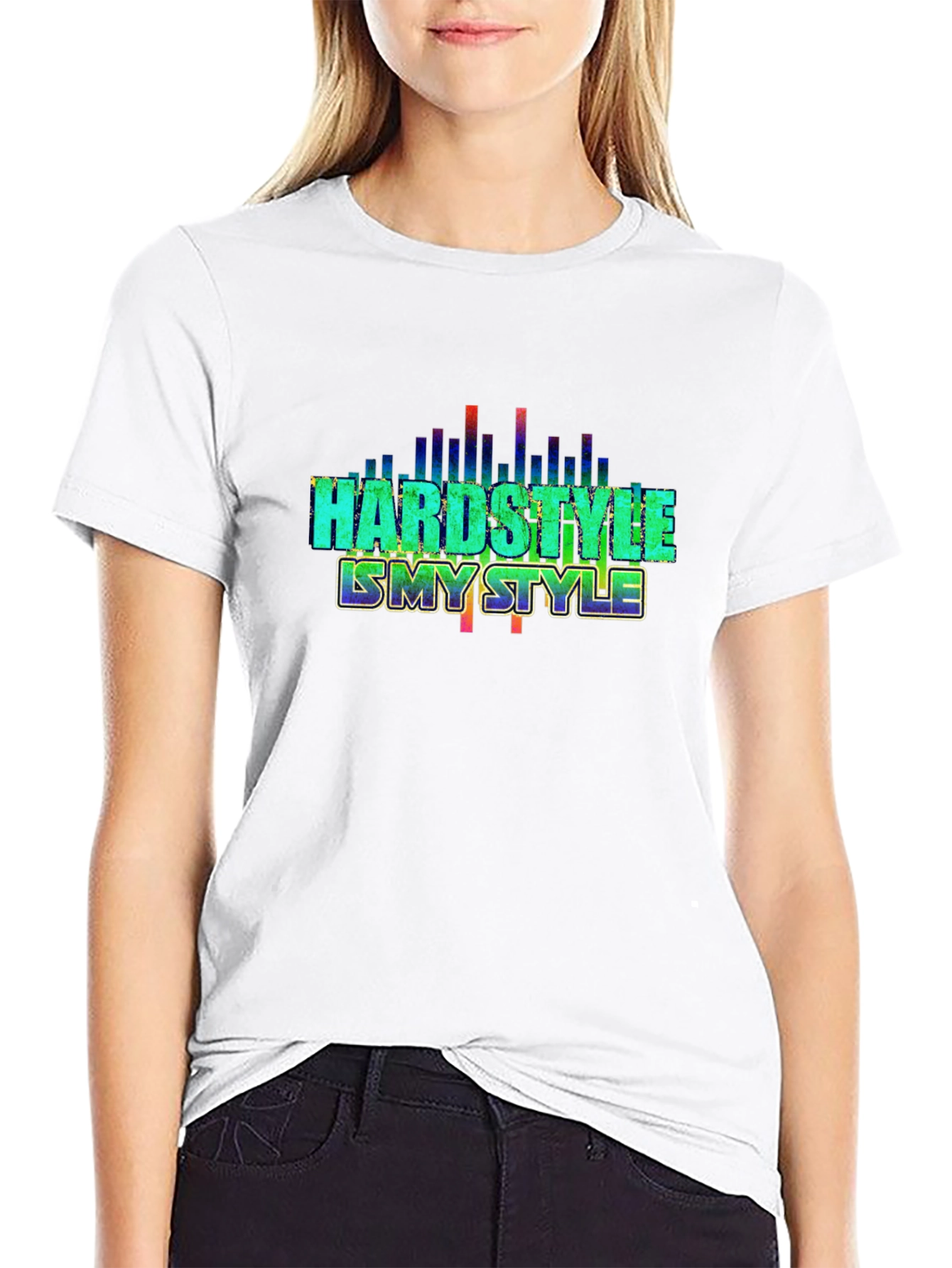 Hardstyle Is My Style Black Graphic Tee