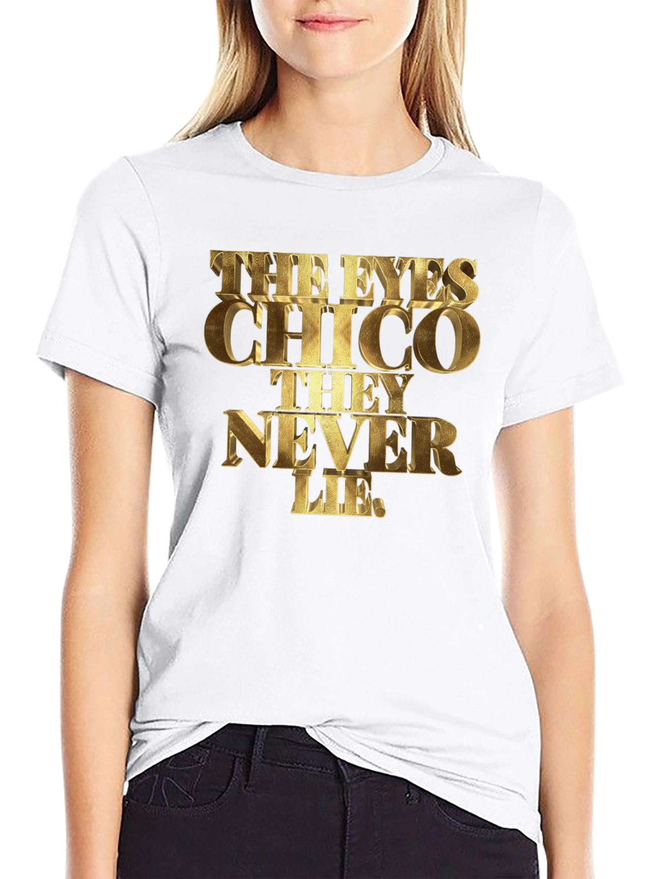The Eyes Chico T-Shirt - Black Graphic Tee