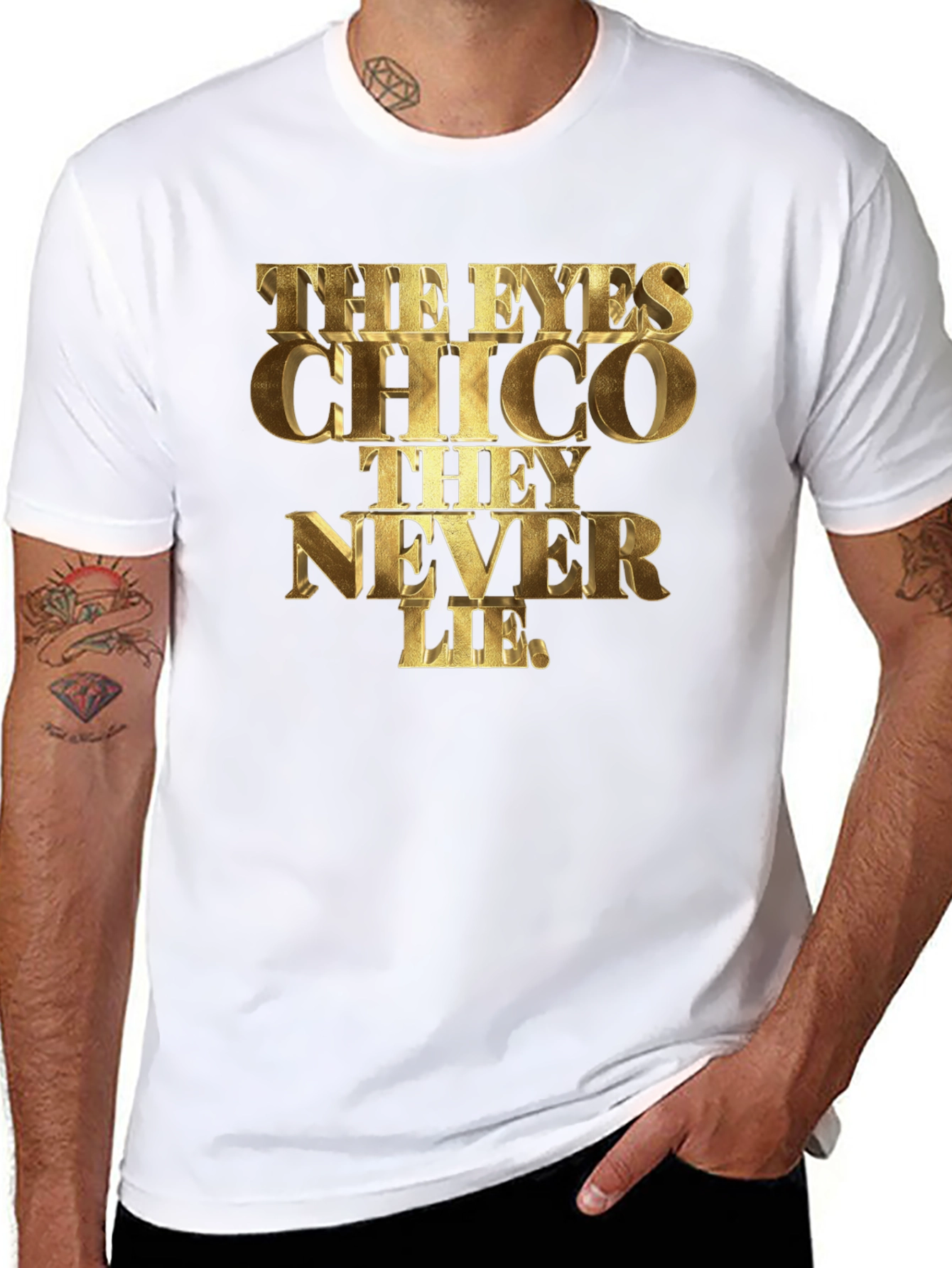 The Eyes Chico T-Shirt - Black Graphic Tee