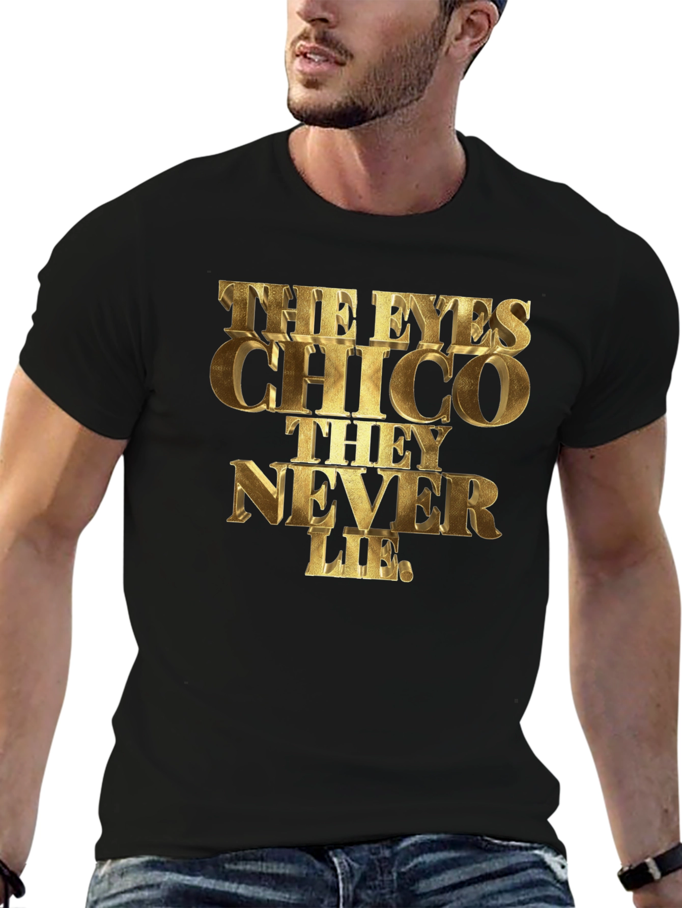 The Eyes Chico T-Shirt - Black Graphic Tee