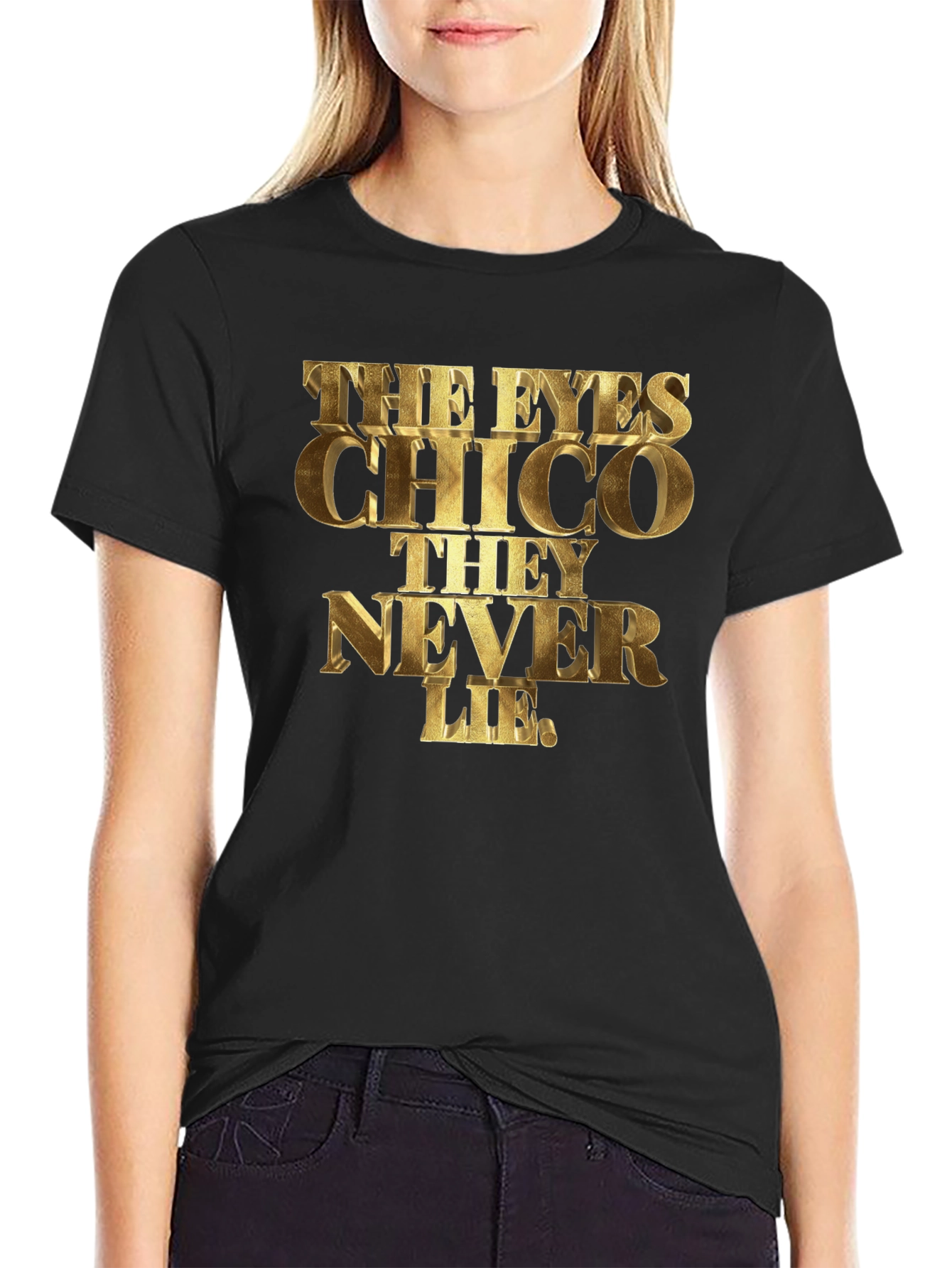 The Eyes Chico T-Shirt - Black Graphic Tee