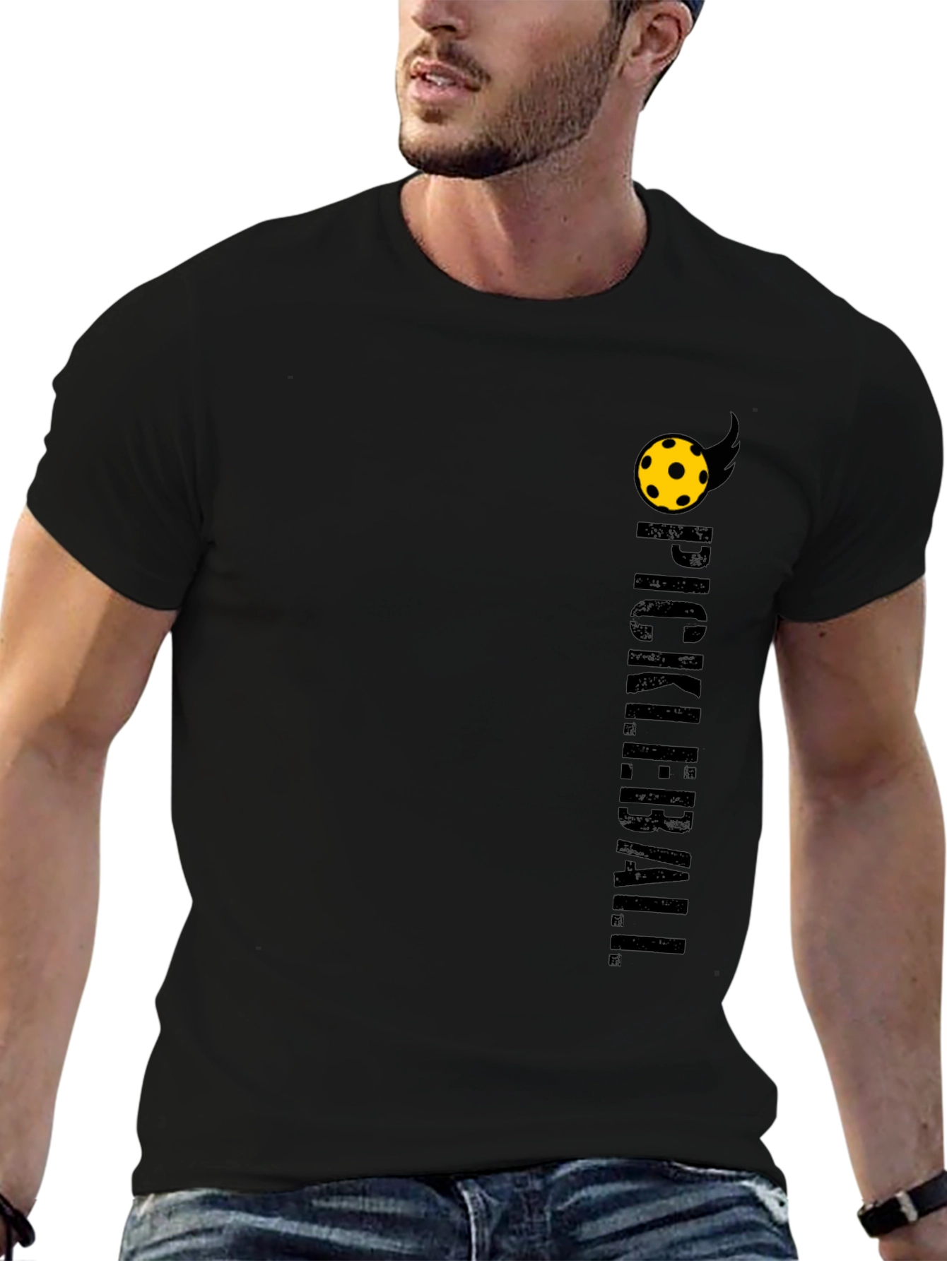 Pickleball T-Shirt - Black Tee