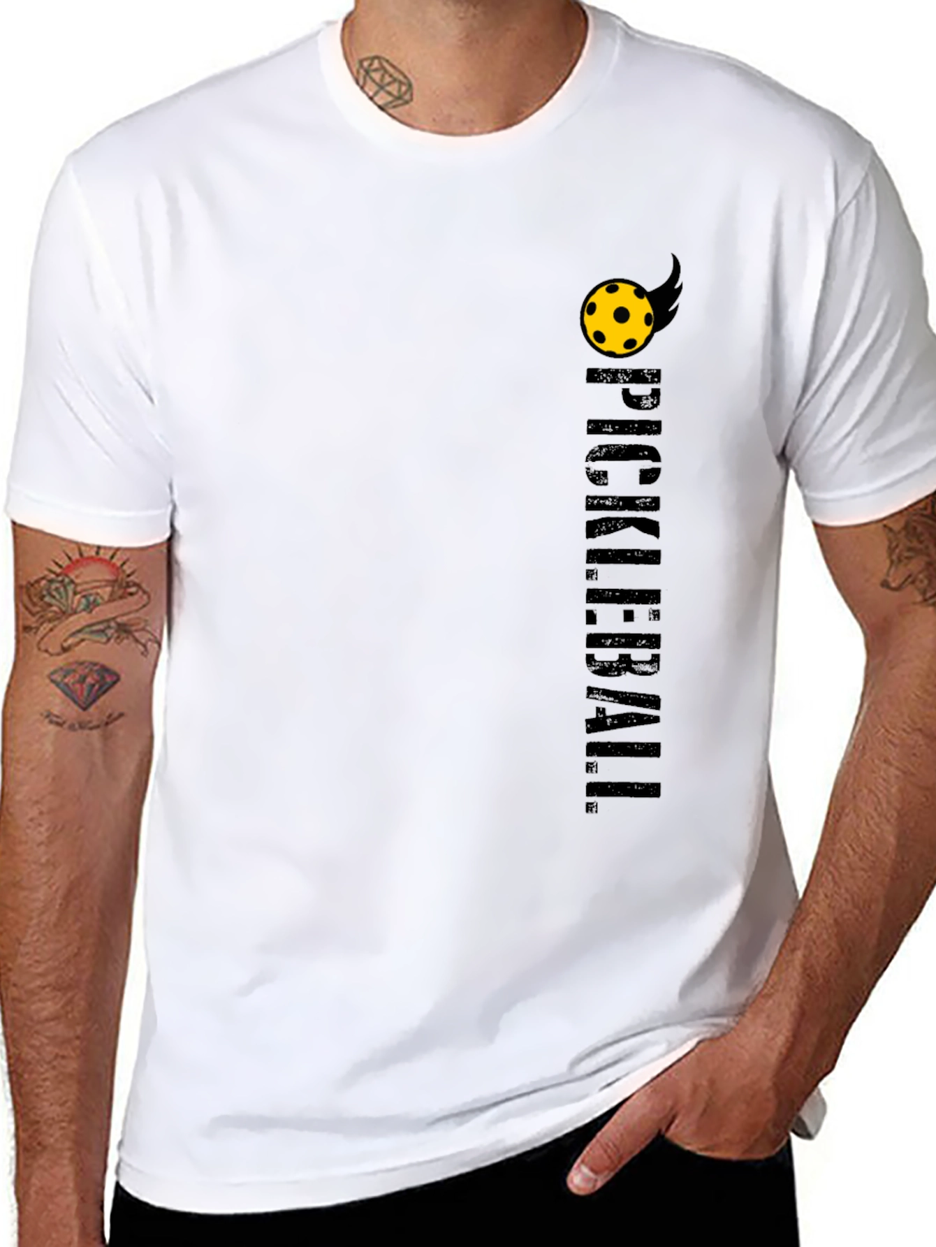 Pickleball T-Shirt - Black Tee