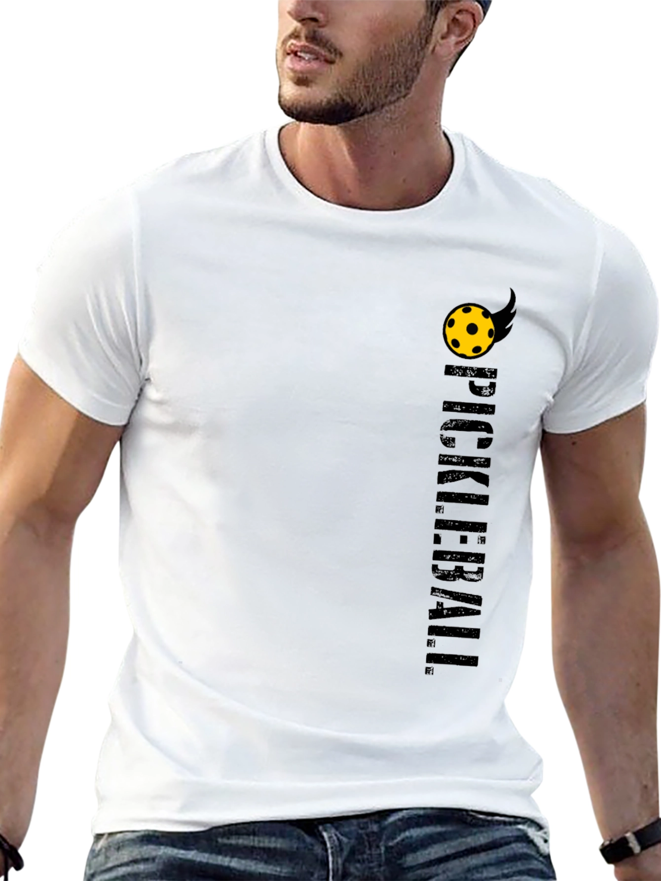 Pickleball T-Shirt - Black Tee