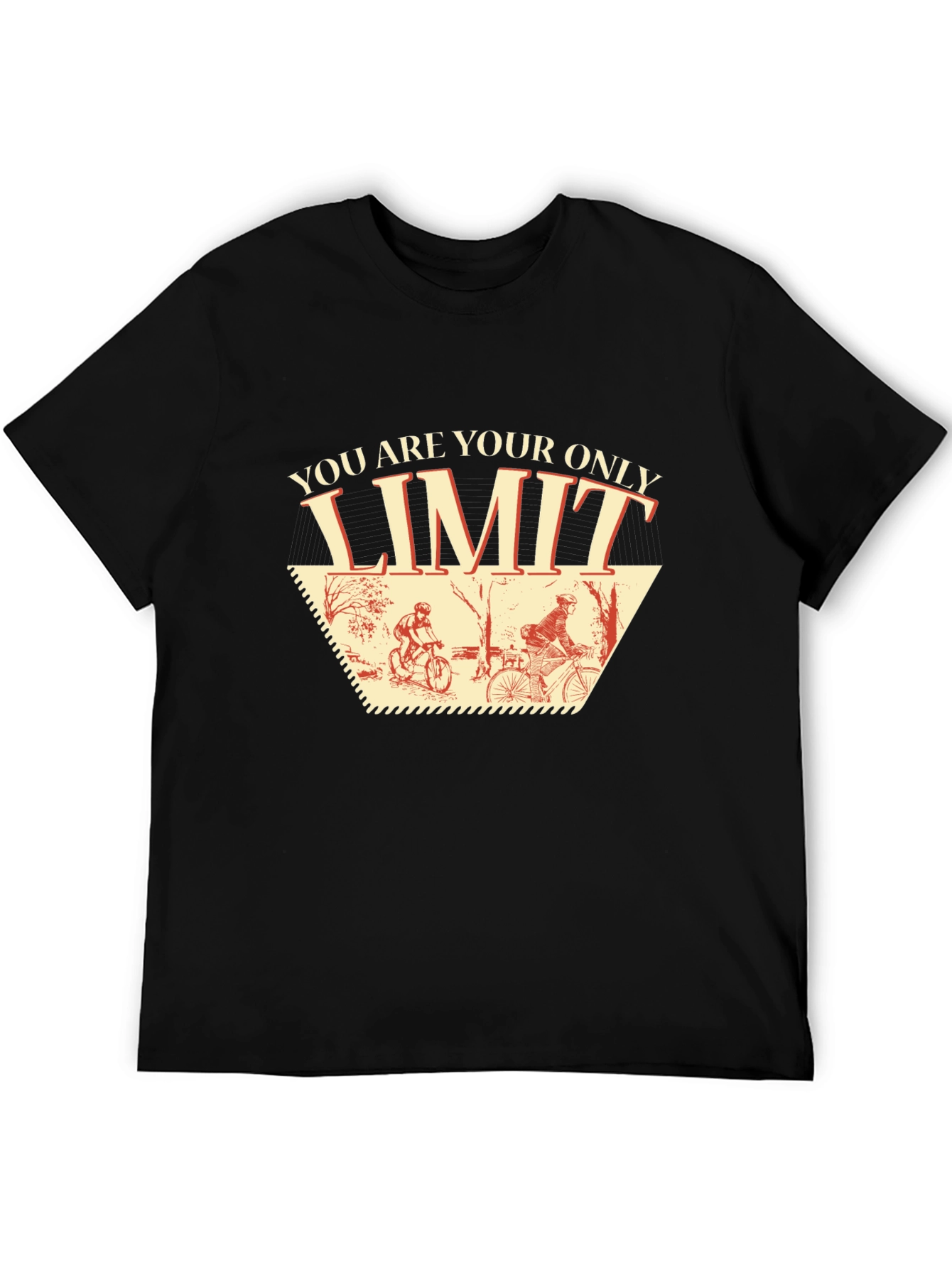 You Are Your Only Limit Cycling Graphic T-Shirt