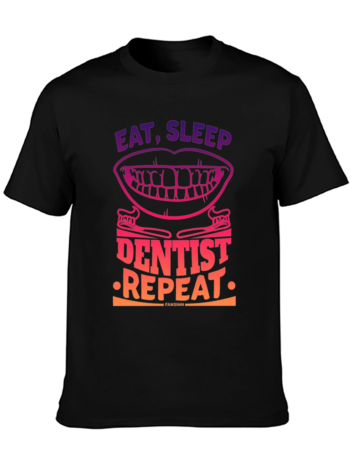 Eat Sleep Dentist Repeat Graphic Tee