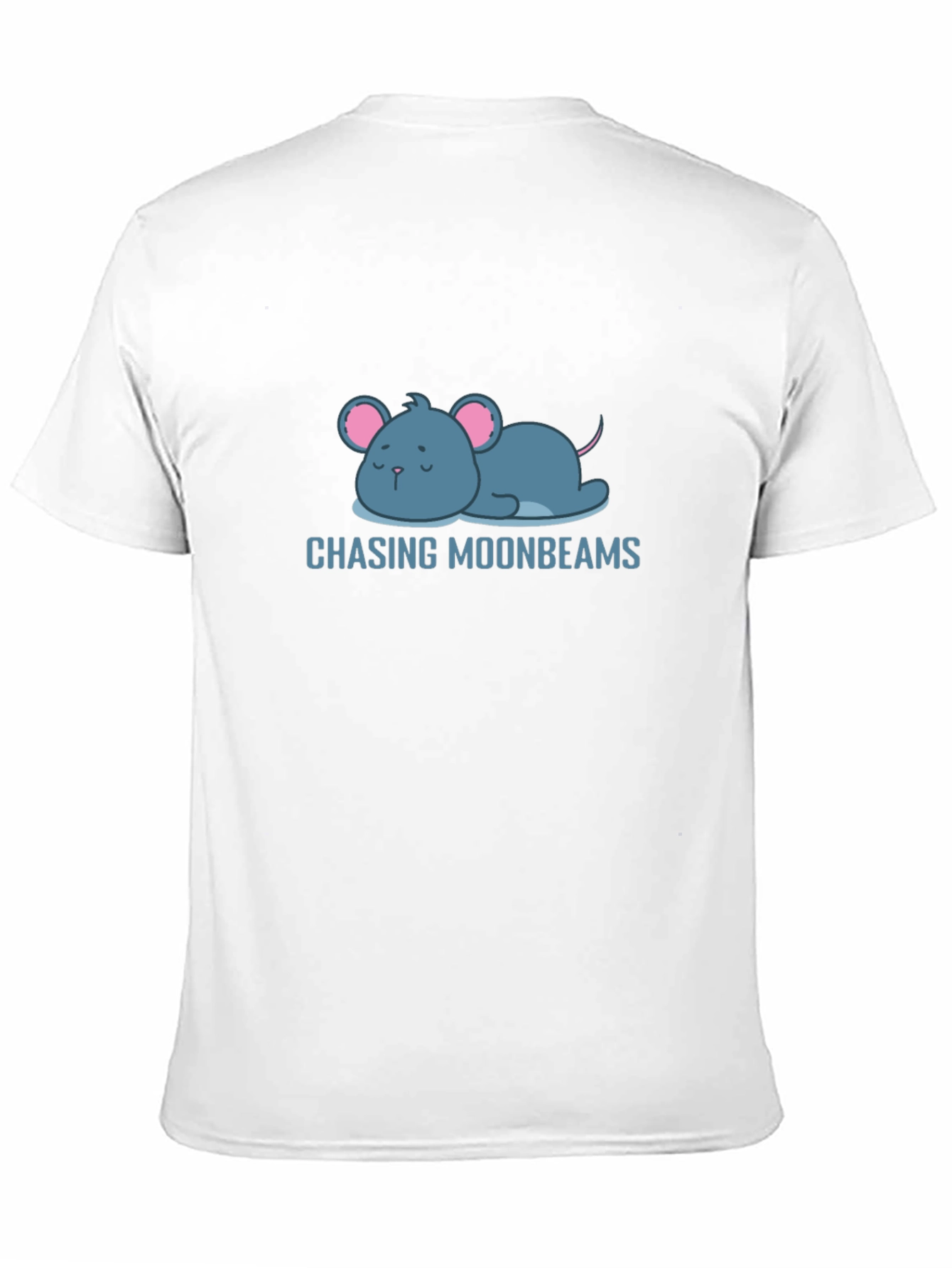 Chasing Moonbeams T-Shirt - Cute Mouse Design
