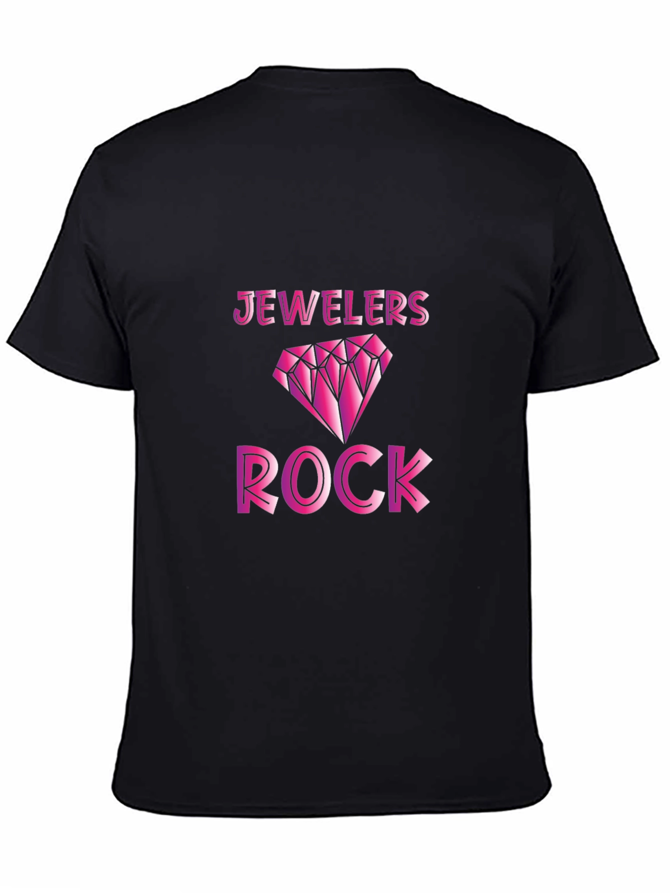 Jewelers Rock Pink Diamond Graphic T-Shirt
