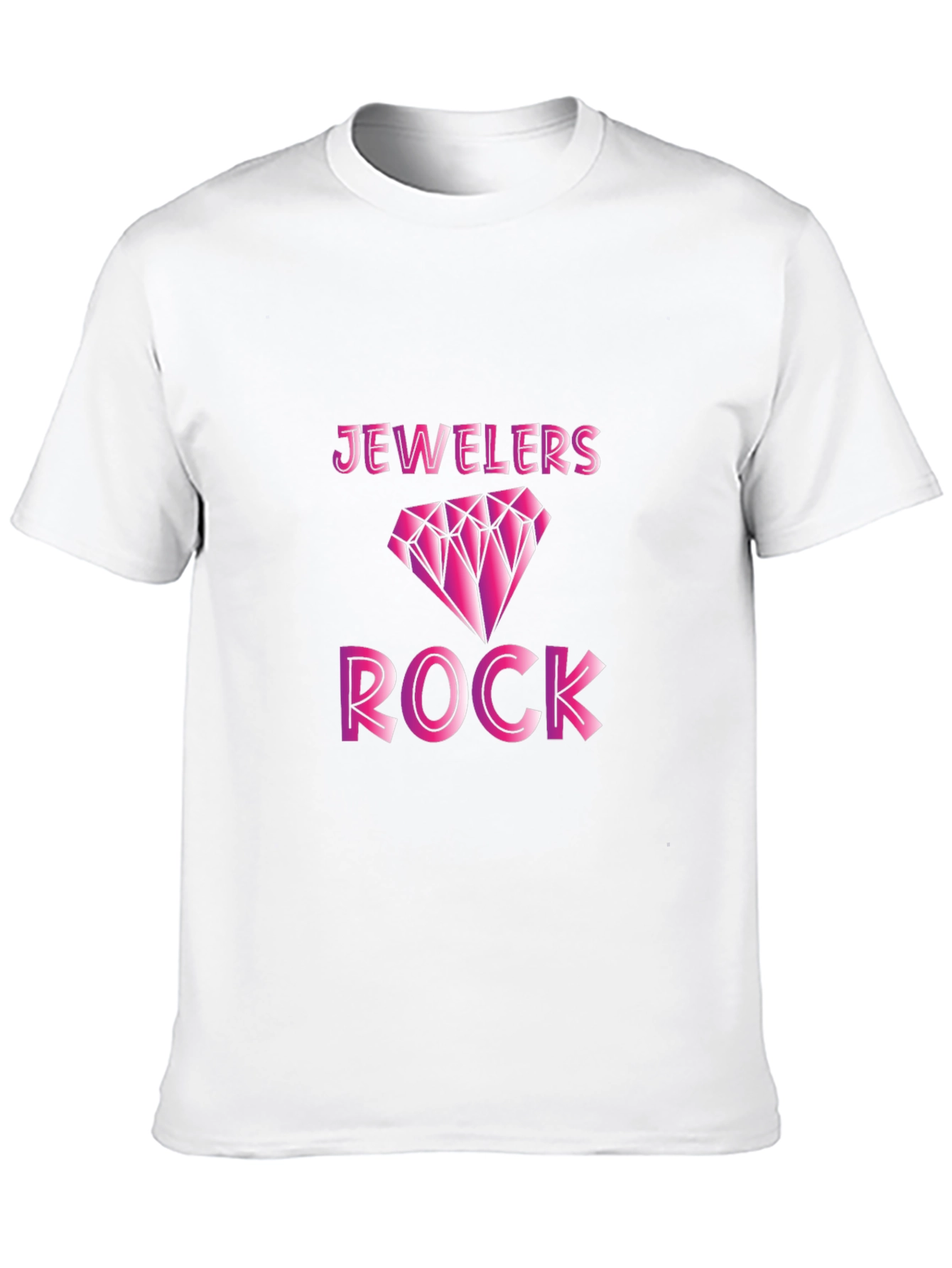 Jewelers Rock Pink Diamond Graphic T-Shirt