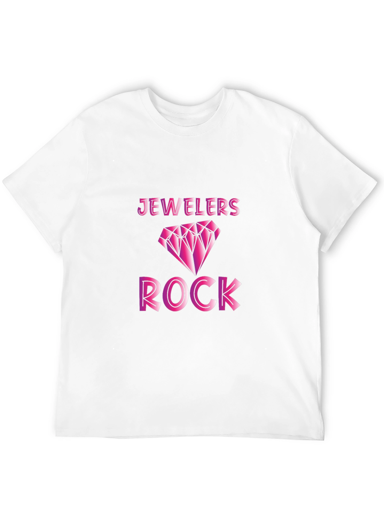 Jewelers Rock Pink Diamond Graphic T-Shirt
