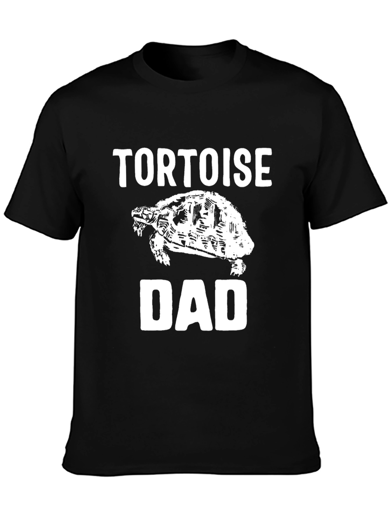 Tortoise Dad T-Shirt - Black Cotton Tee