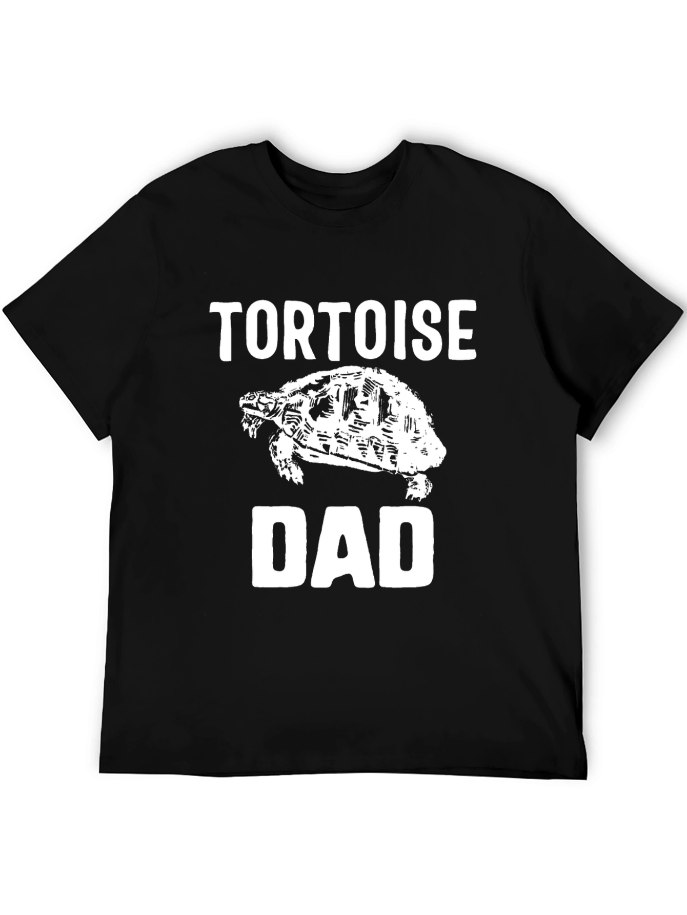 Tortoise Dad T-Shirt - Black Cotton Tee
