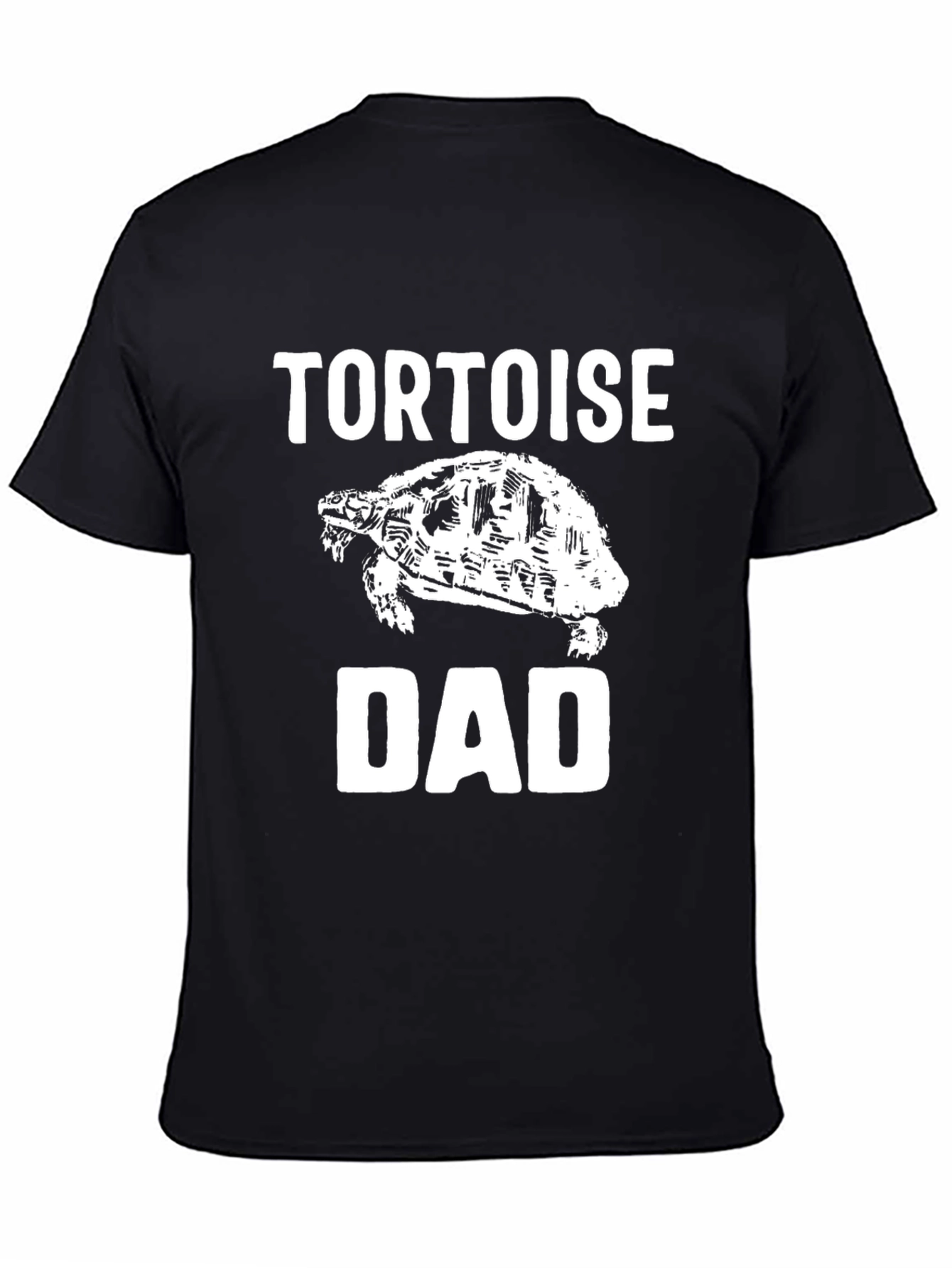 Tortoise Dad T-Shirt - Black Cotton Tee