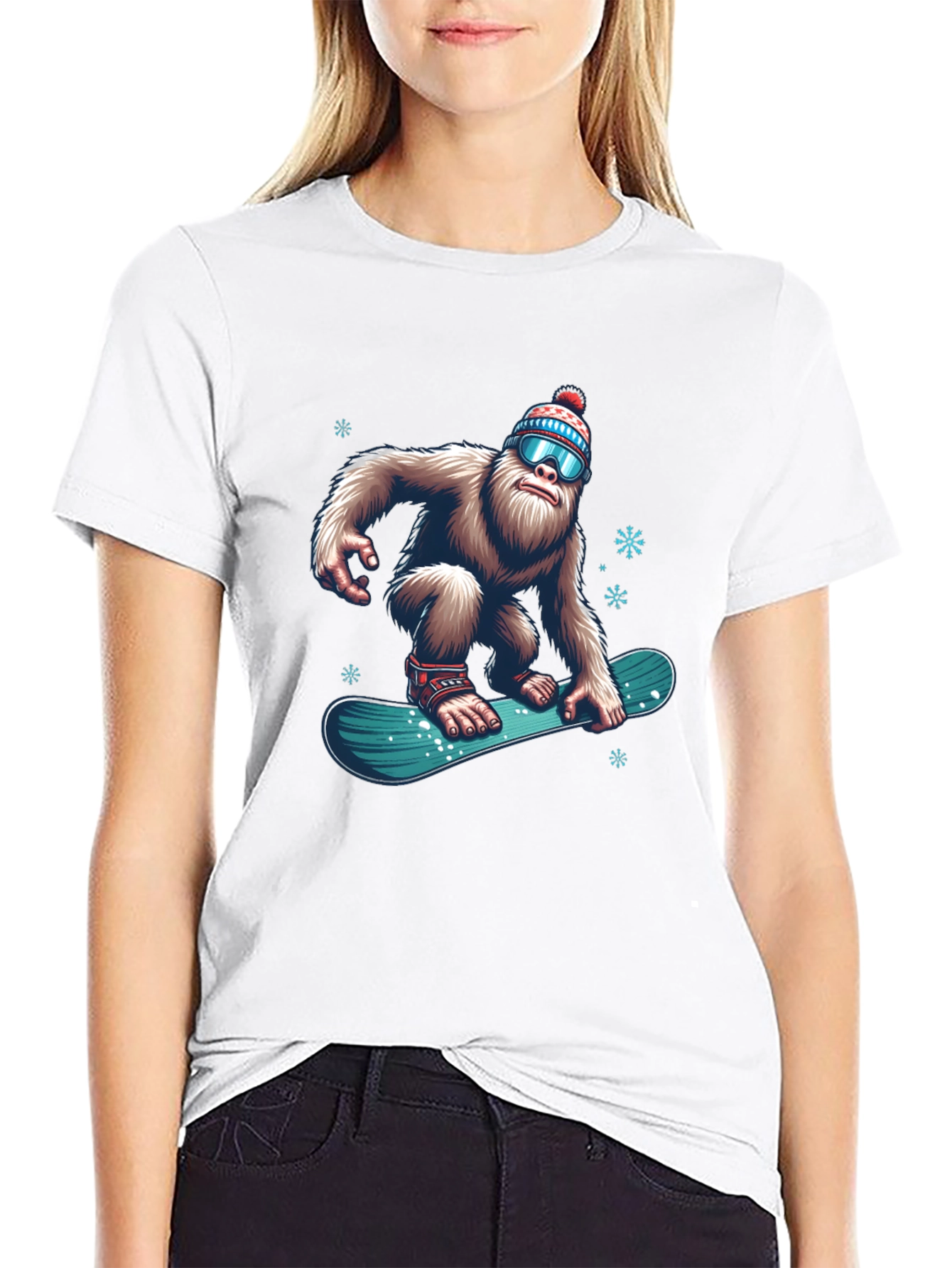 Yeti Snowboarding T-Shirt | Winter Sports Tee