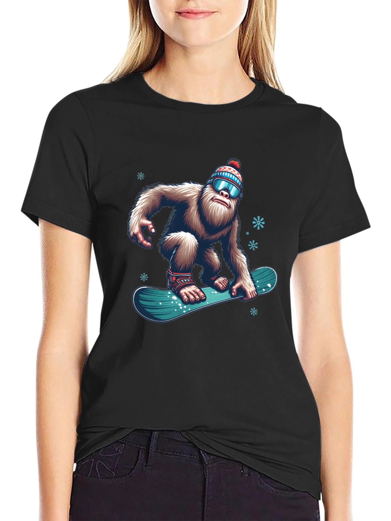 Yeti Snowboarding T-Shirt | Winter Sports Tee