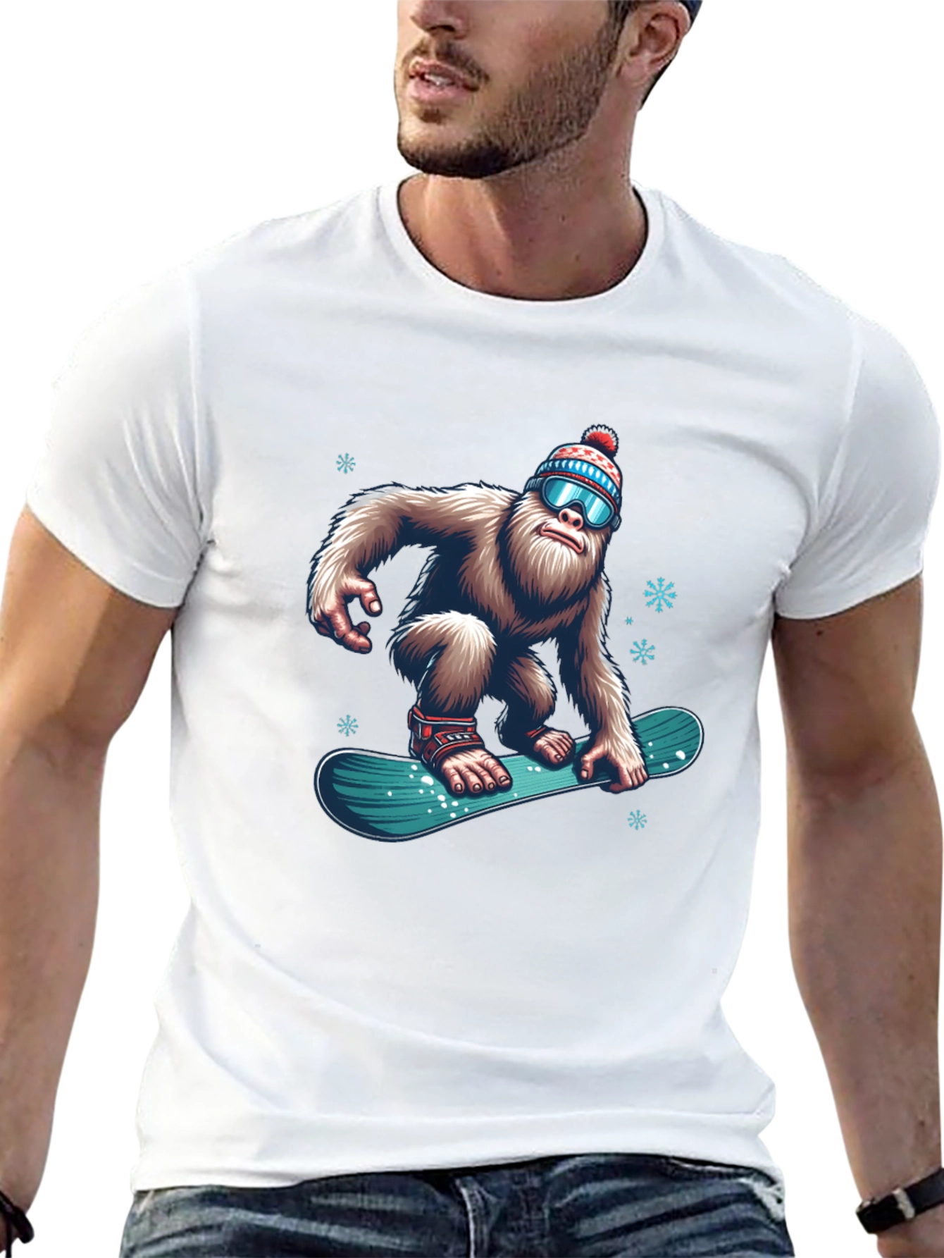 Yeti Snowboarding T-Shirt | Winter Sports Tee