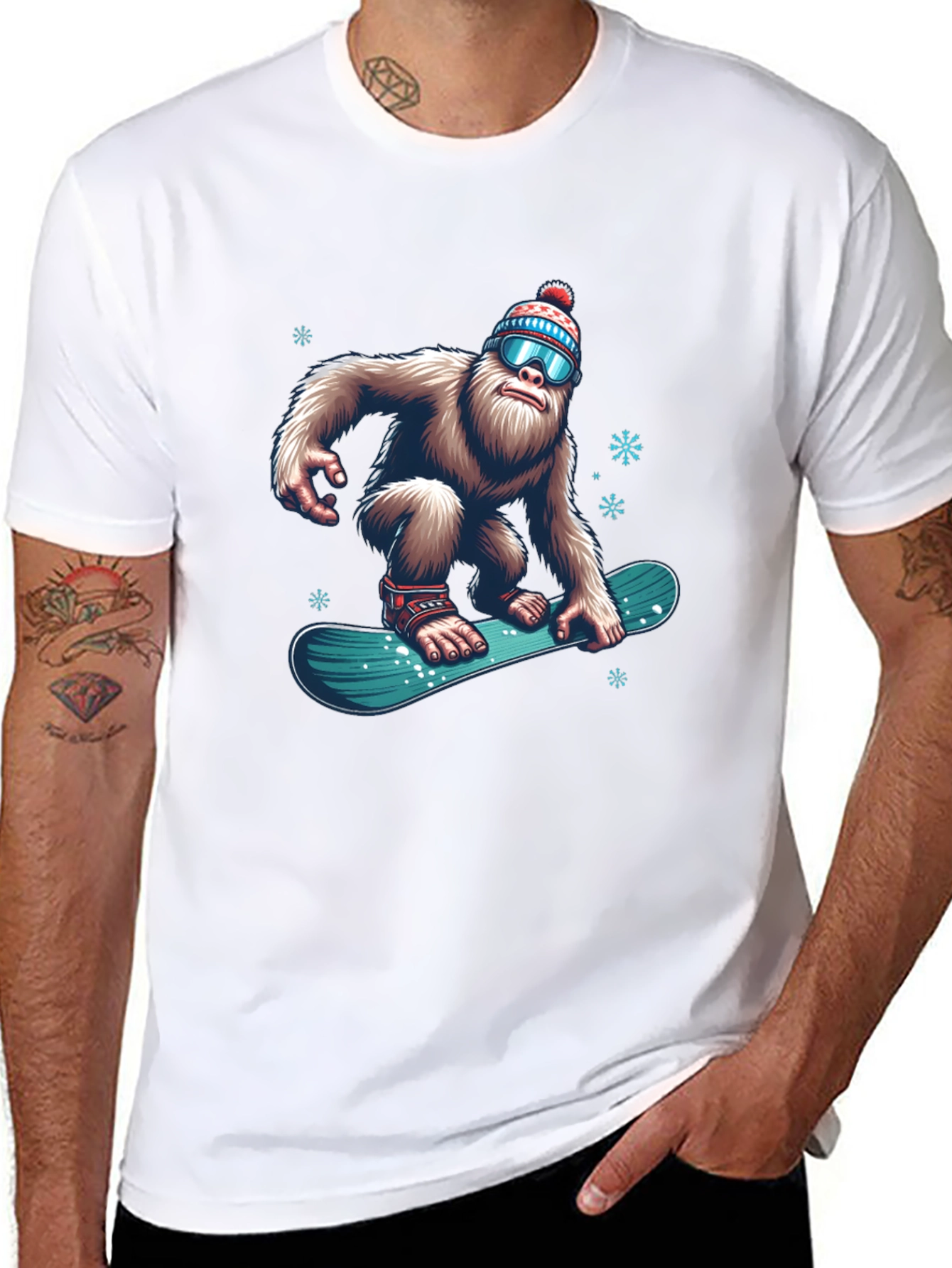 Yeti Snowboarding T-Shirt | Winter Sports Tee